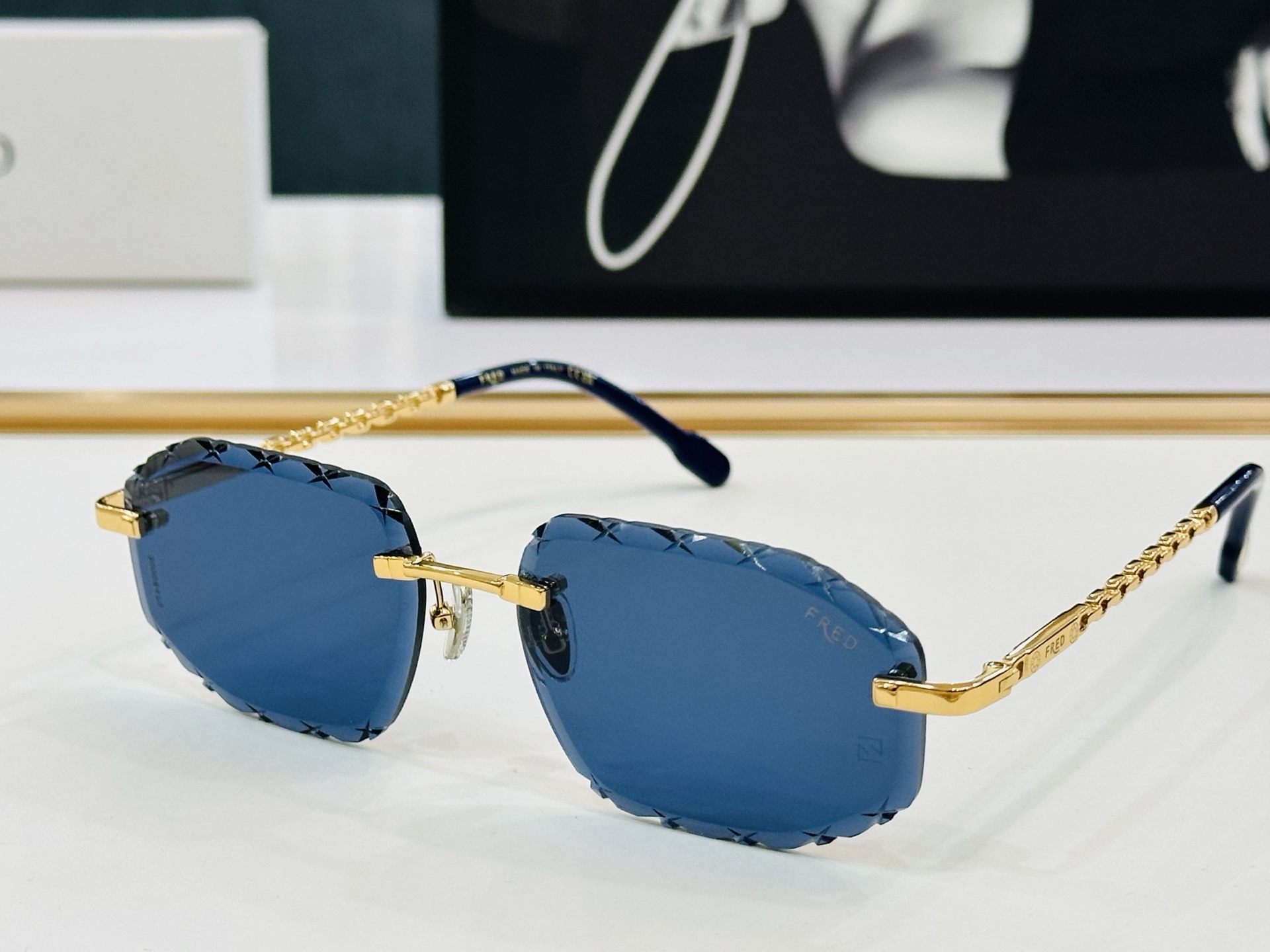 🔺FRED🔻法兰 FG50144U Size：58口17-145 醒目品牌logo扣扣 🔝🔝bm上脸超美