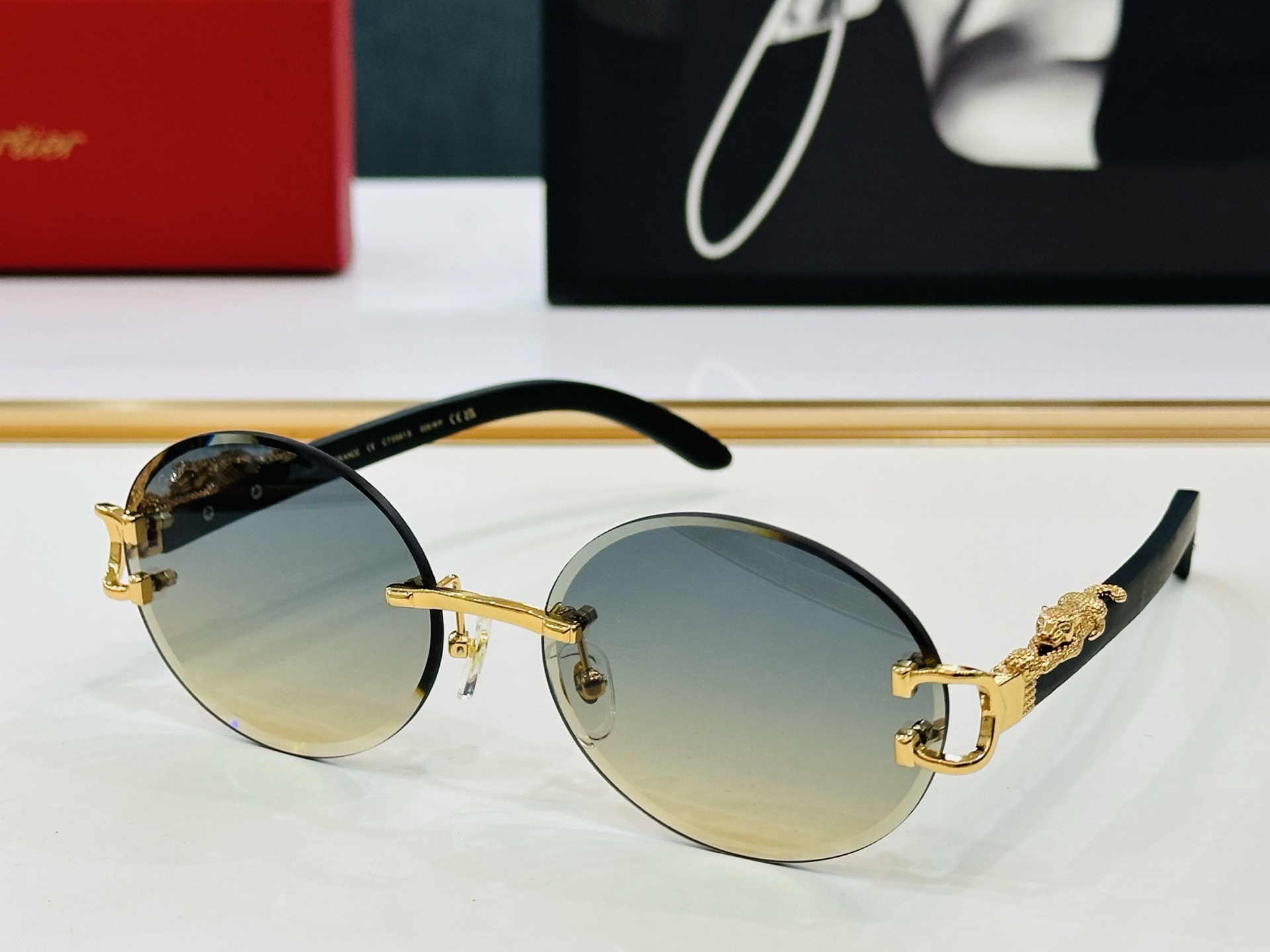 🆕 原版Cartie* 卡家 官网经典款 太阳镜 CT0561S Size：59口17-143   电镀