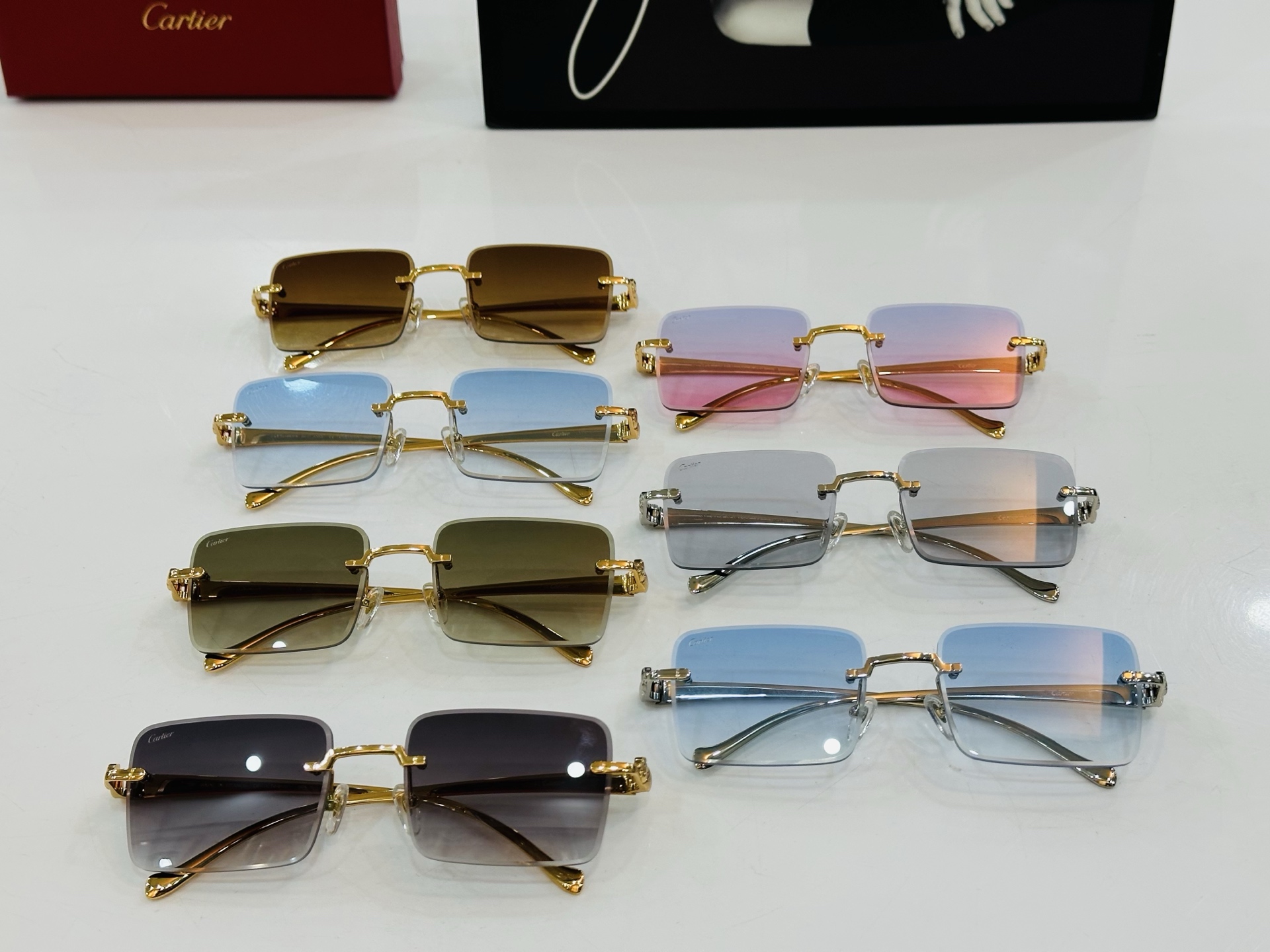 🆕 原版Cartie* 卡家 官网经典款 太阳镜 CT0058O Size：55口19-130 电镀工艺