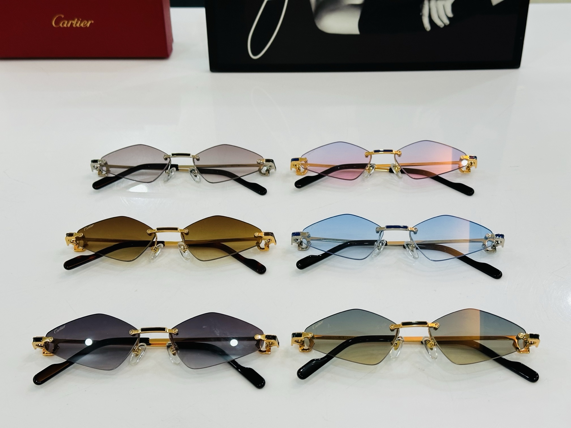 🆕 原版Cartie* 卡家 官网经典款 太阳镜 CT0659S Size：56口17-143  电镀工