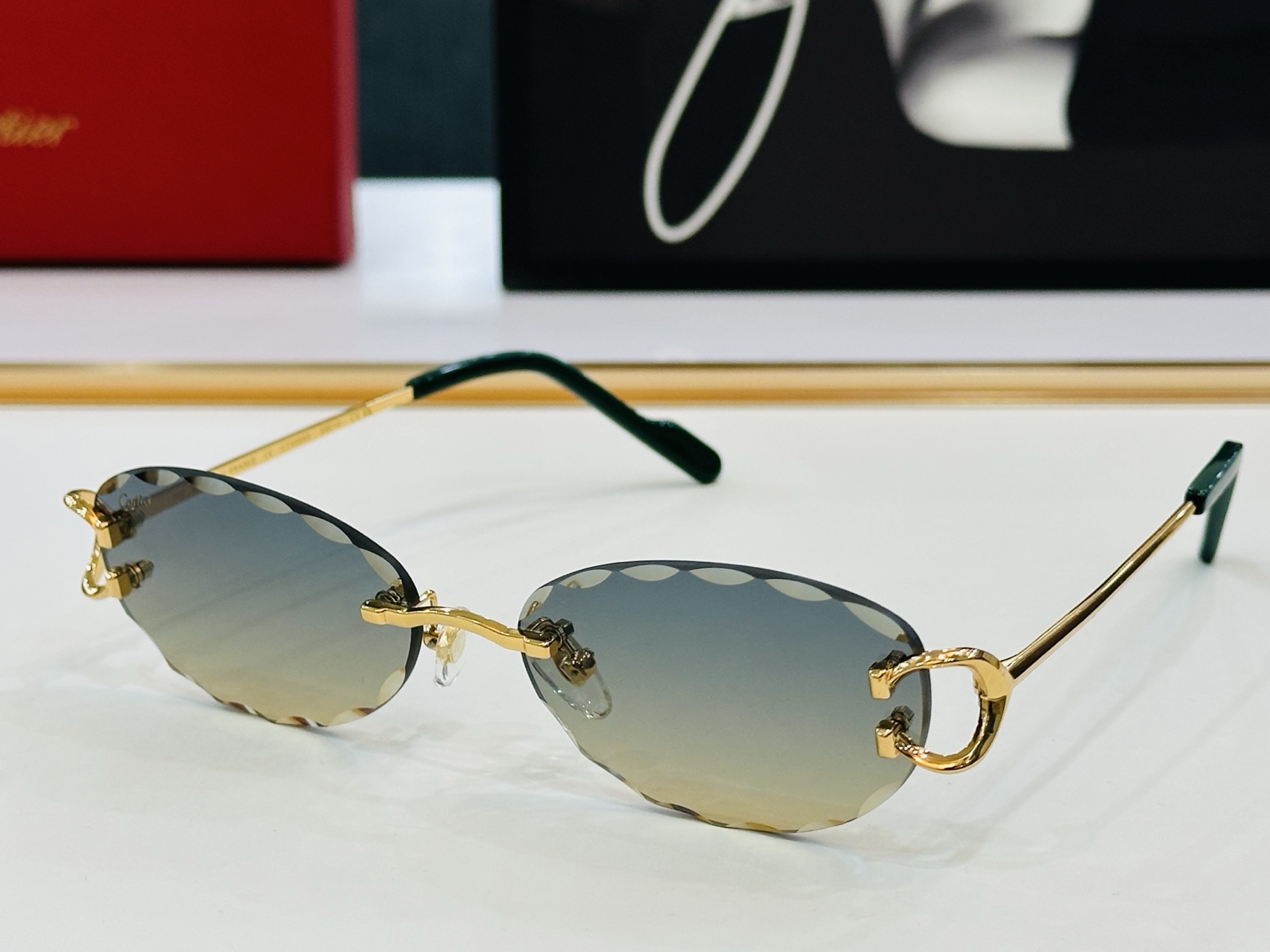 🆕 原版Cartie* 卡家 官网经典款 太阳镜 CT0599S Size：56口17-142  电镀工