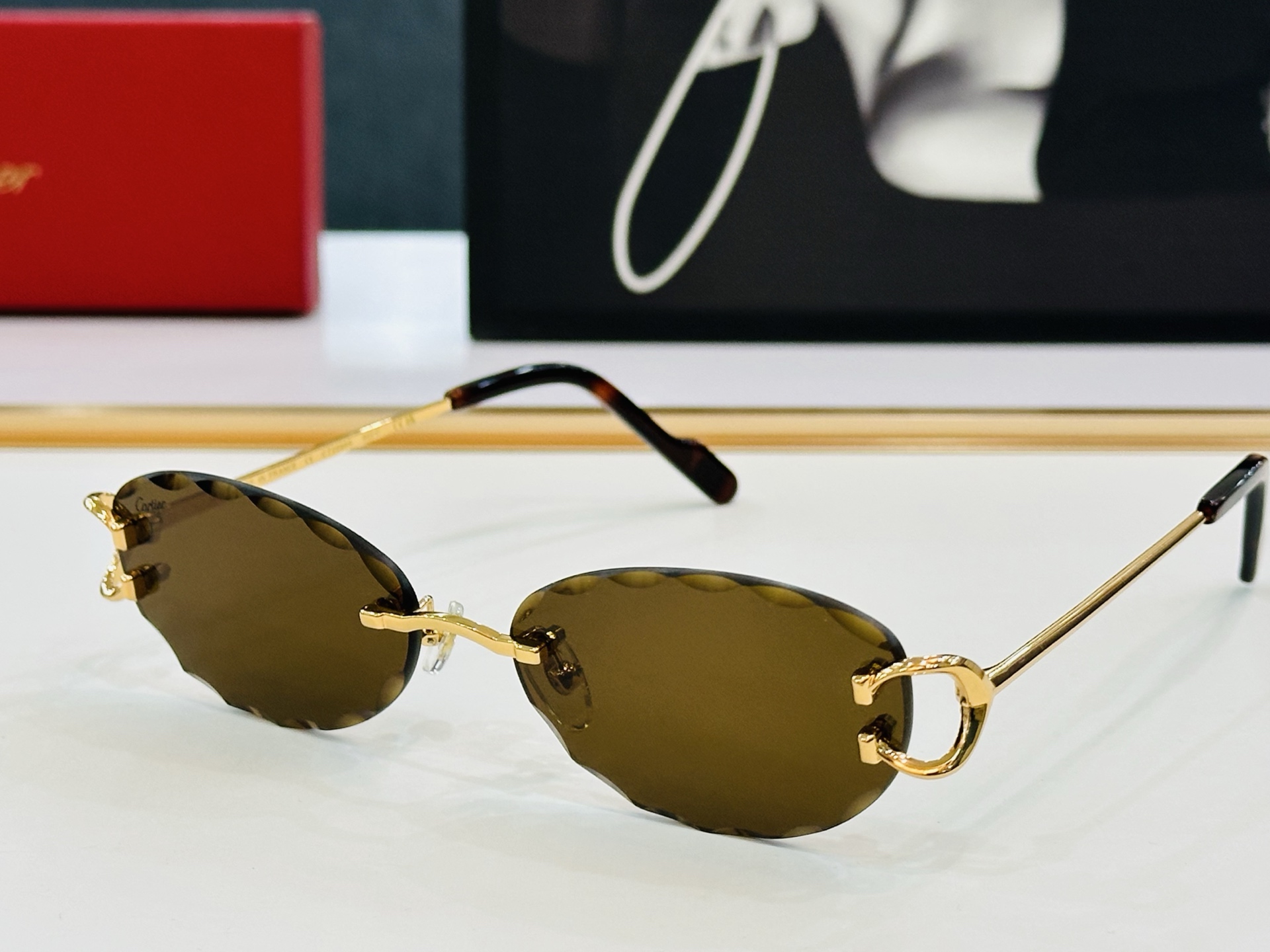 🆕 原版Cartie* 卡家 官网经典款 太阳镜 CT0599S Size：56口17-142  电镀工
