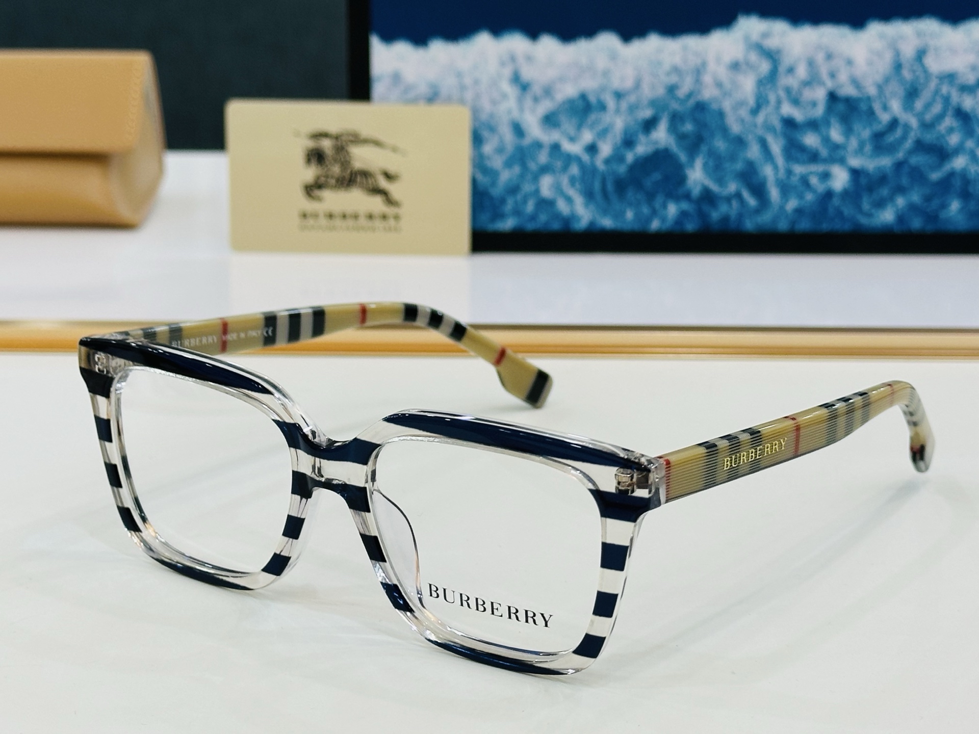 新款 BURBERR*🔻巴家 BE2370百搭镜架Size：53口19-145   🌲🌲🌲板材框 Z多色