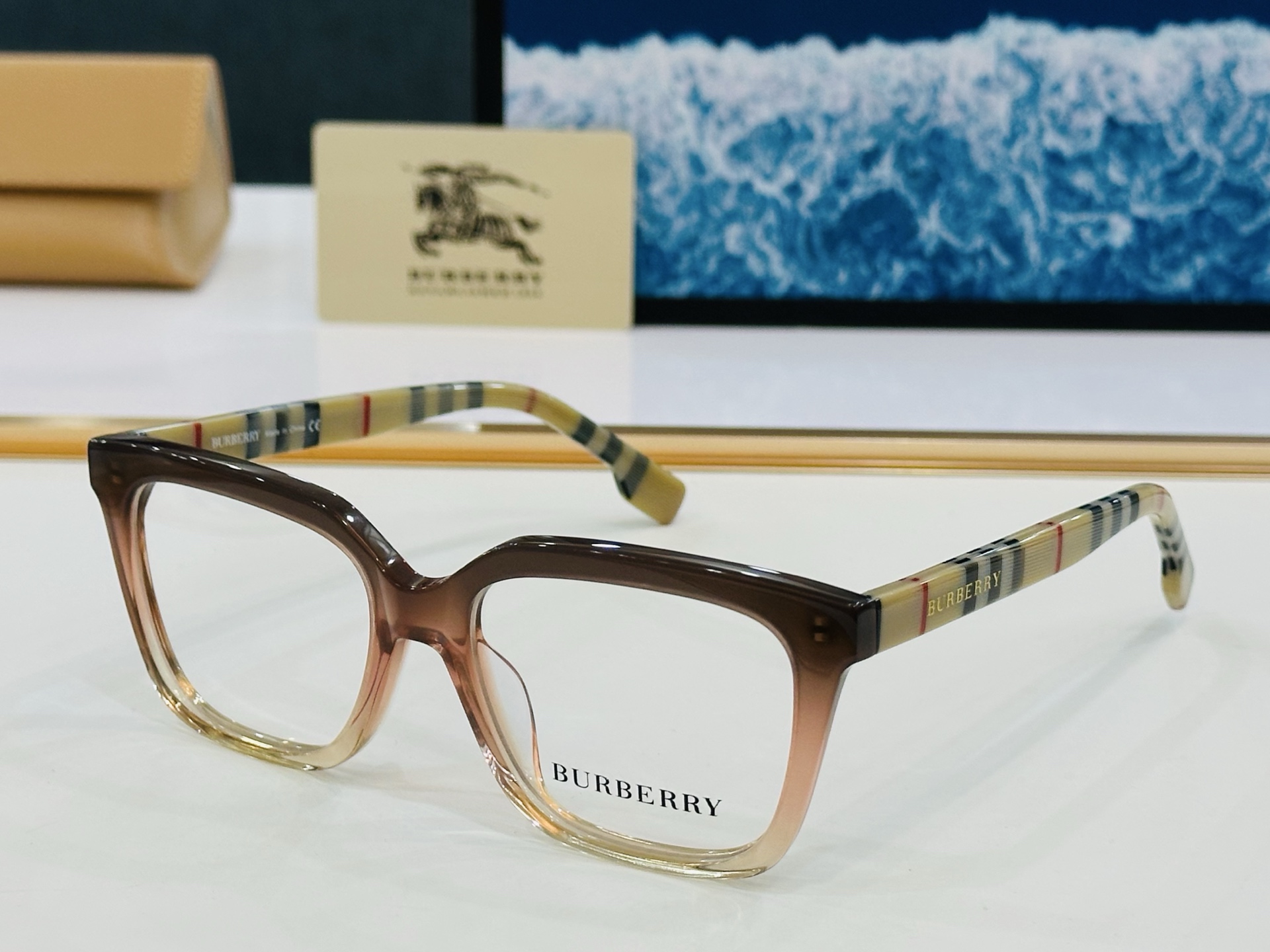 新款 BURBERR*🔻巴家 BE2370百搭镜架Size：53口19-145   🌲🌲🌲板材框 Z多色