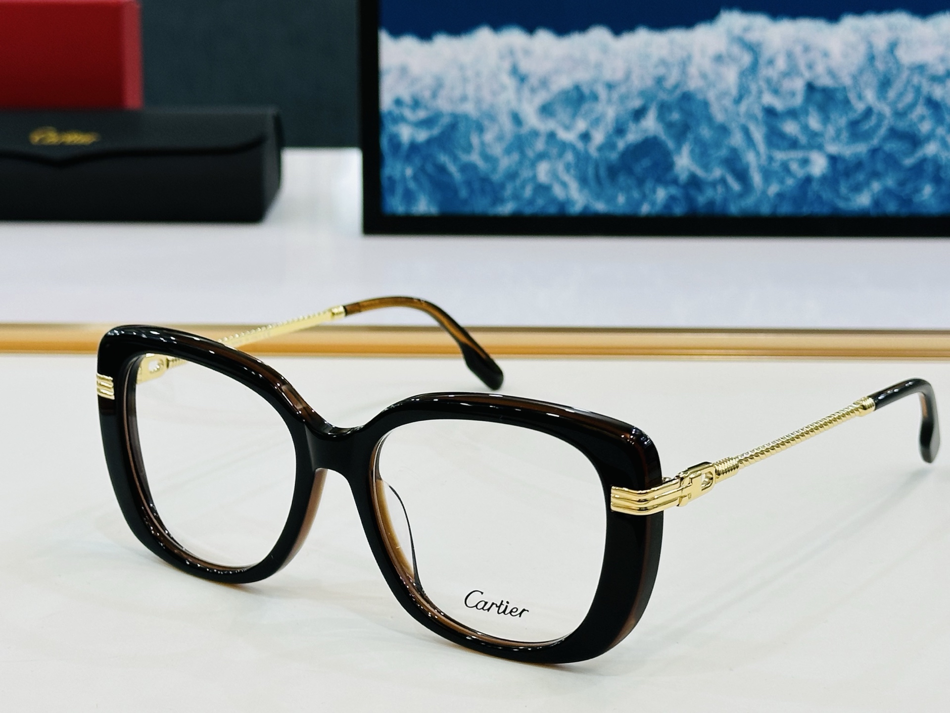Cartier-卡家 ✨CT0377 Size：53口19-145 不挑脸型 简约大气 时尚休闲👌👃Z 