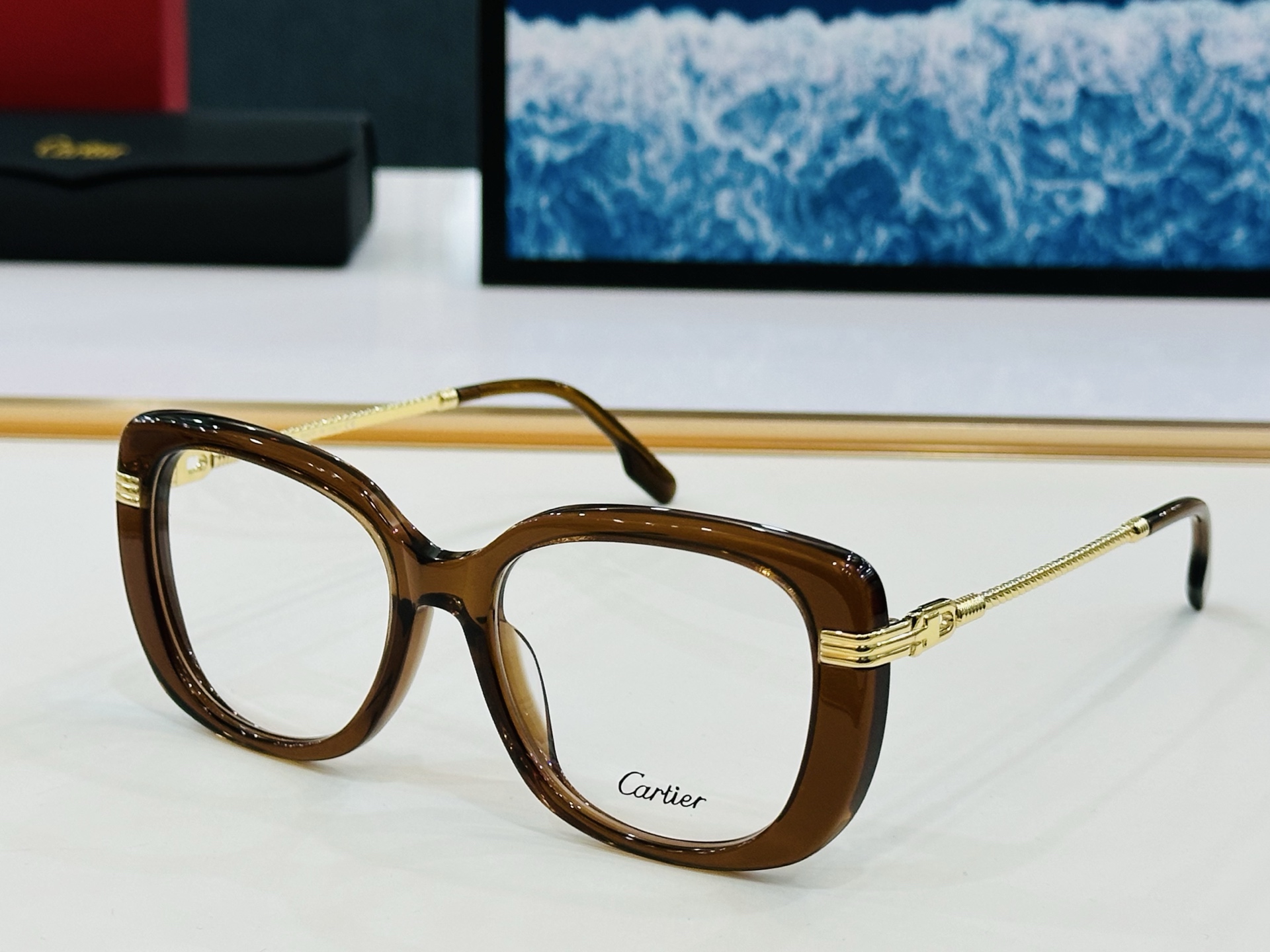 Cartier-卡家 ✨CT0377 Size：53口19-145 不挑脸型 简约大气 时尚休闲👌👃Z 