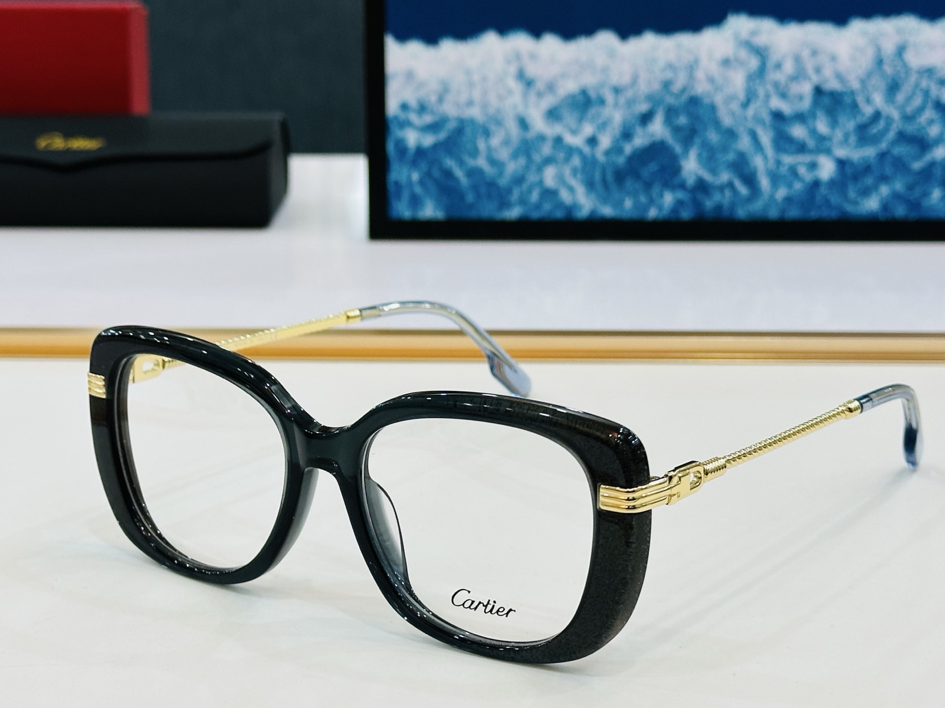 Cartier-卡家 ✨CT0377 Size：53口19-145 不挑脸型 简约大气 时尚休闲👌👃Z 