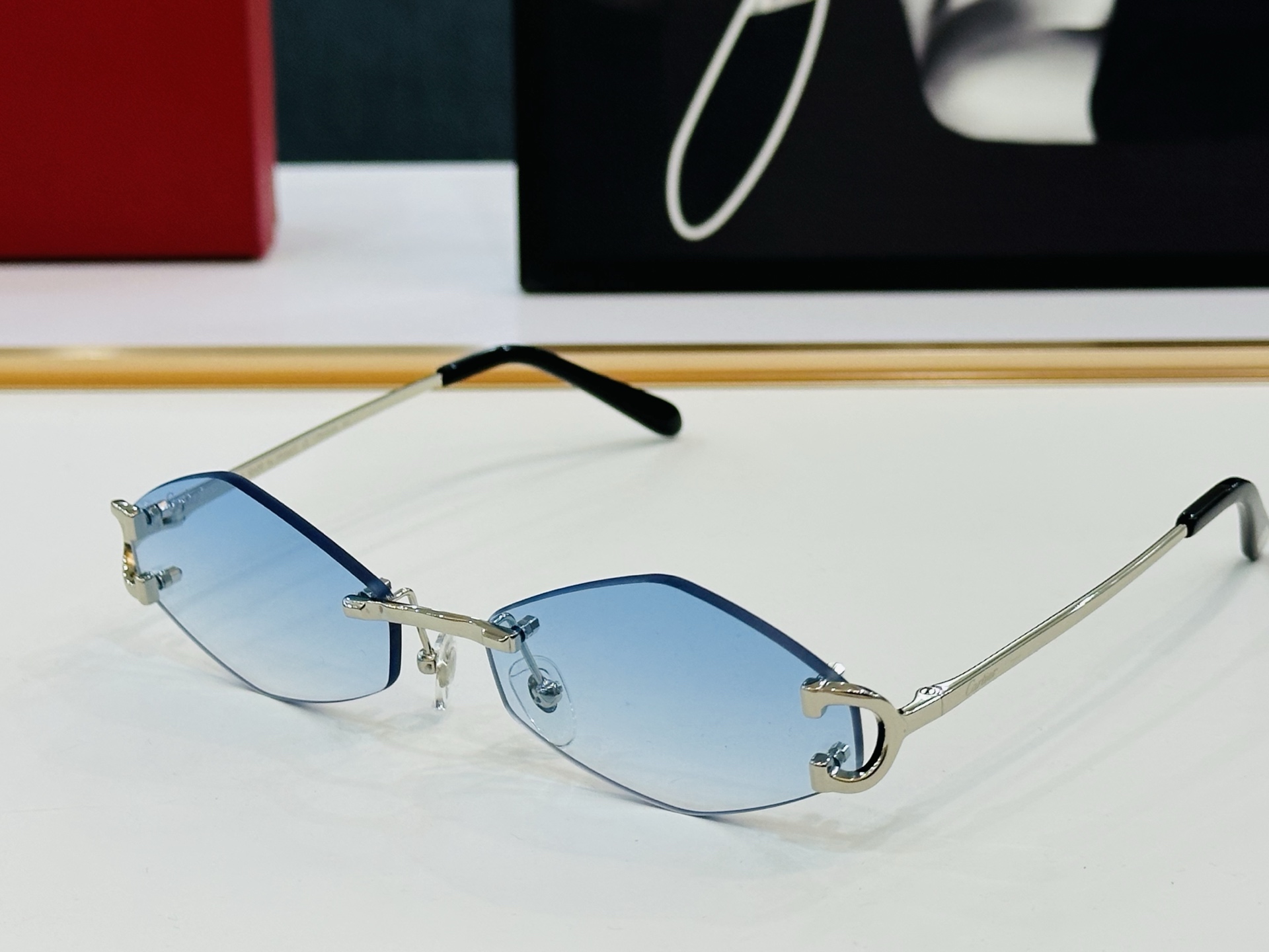 🆕 原版Cartie* 卡家 官网经典款 太阳镜 CT Size：58口17-135 电镀工艺精湛大牌品