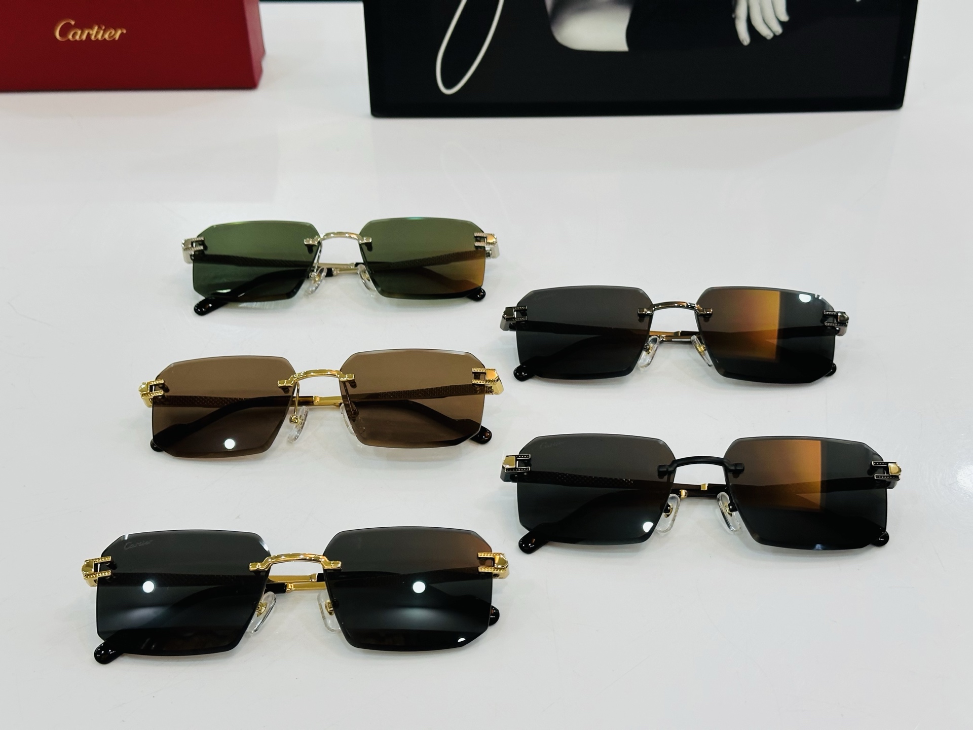 🆕 原版Cartie* 卡家 官网经典款 太阳镜 CT0526S Size：59口17-145  电镀工
