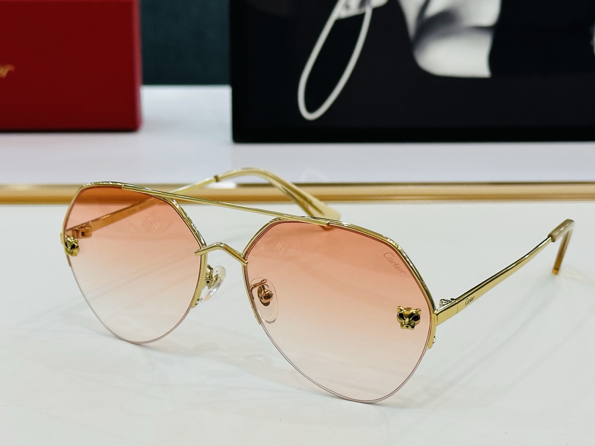 Cartier-卡家 ✨CT0355S Size：64口15-140 不挑脸型 简约大气 时尚休闲 👌👃