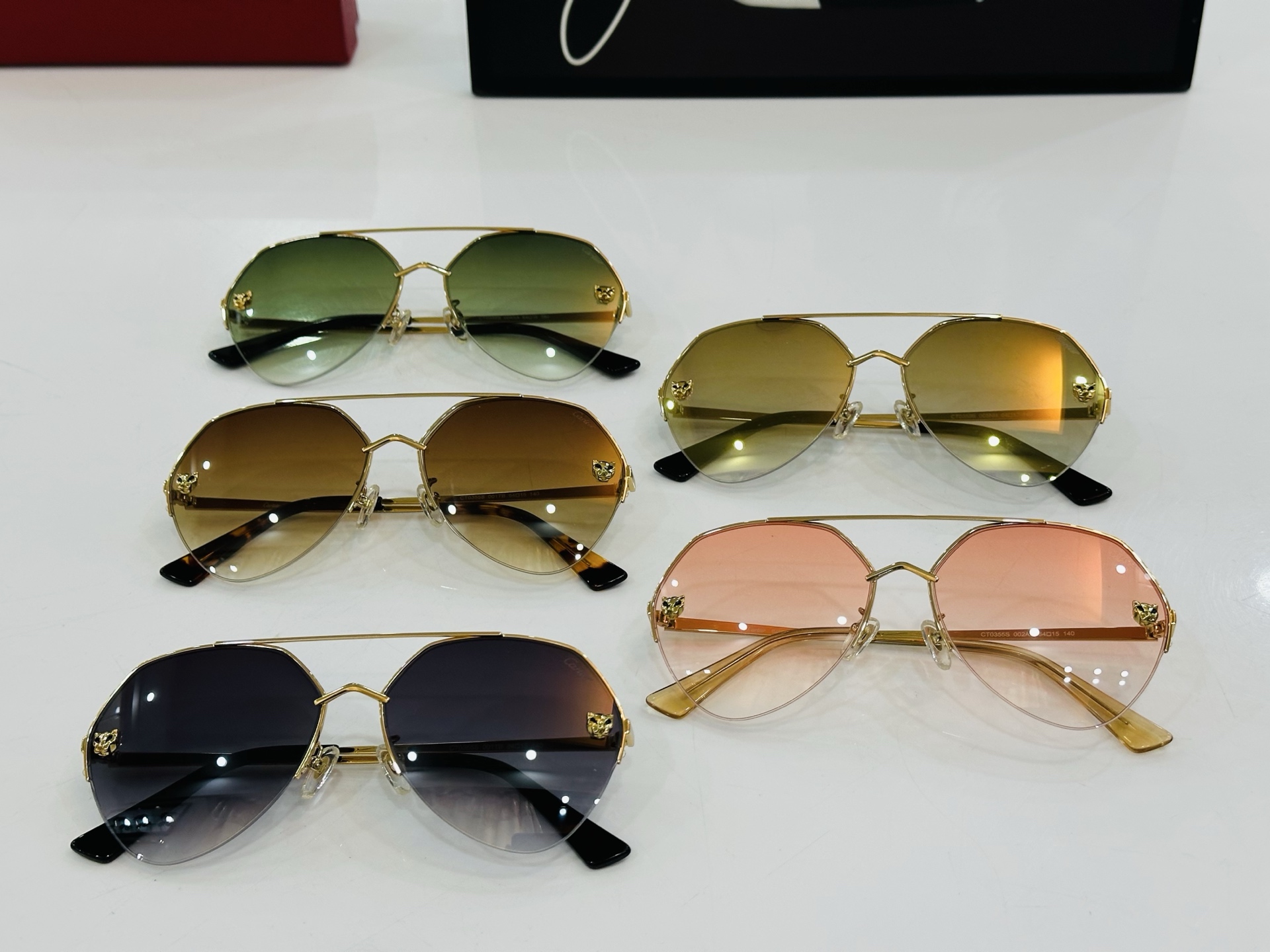 Cartier-卡家 ✨CT0355S Size：64口15-140 不挑脸型 简约大气 时尚休闲 👌👃