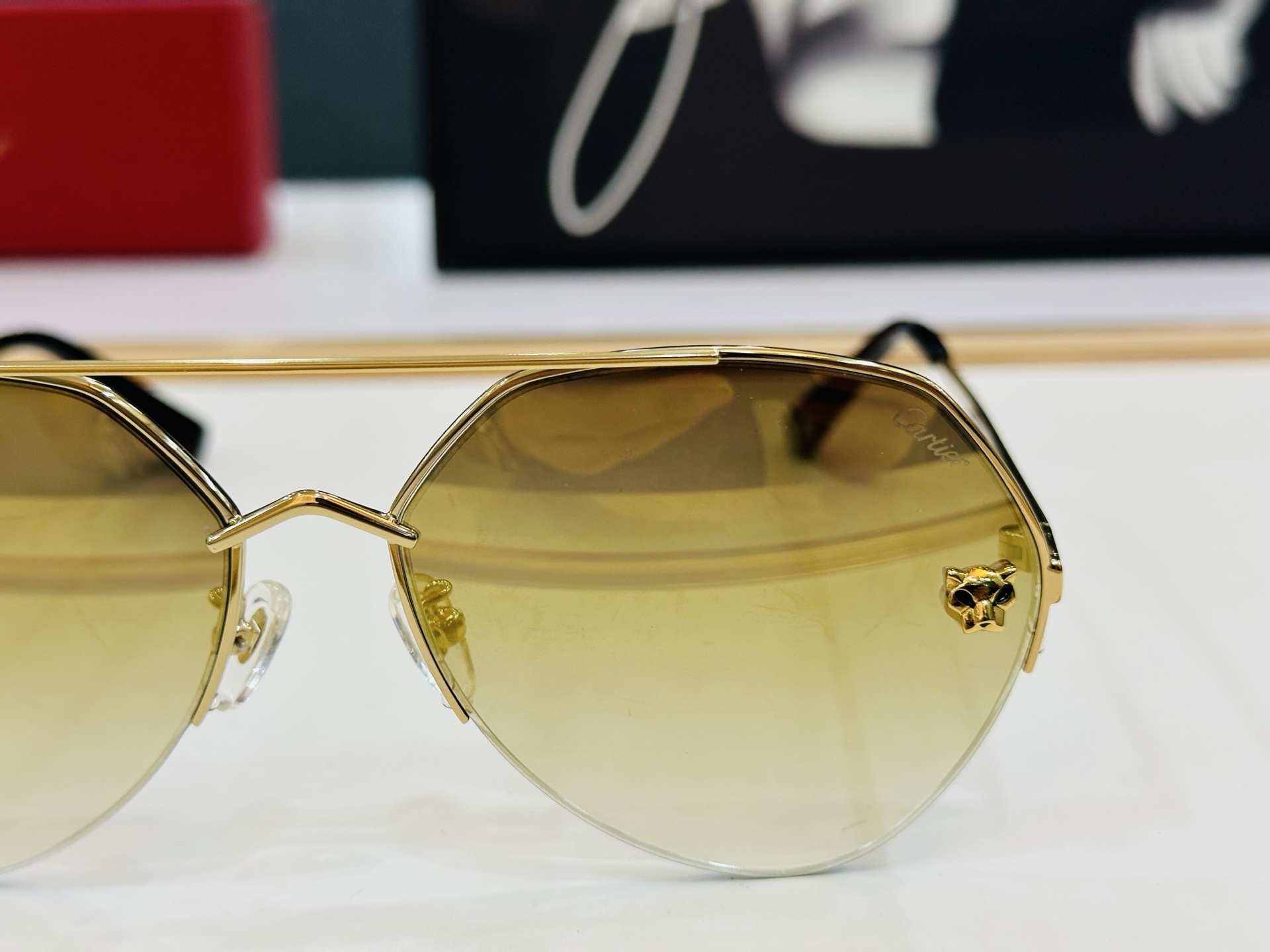 Cartier-卡家 ✨CT0355S Size：64口15-140 不挑脸型 简约大气 时尚休闲 👌👃