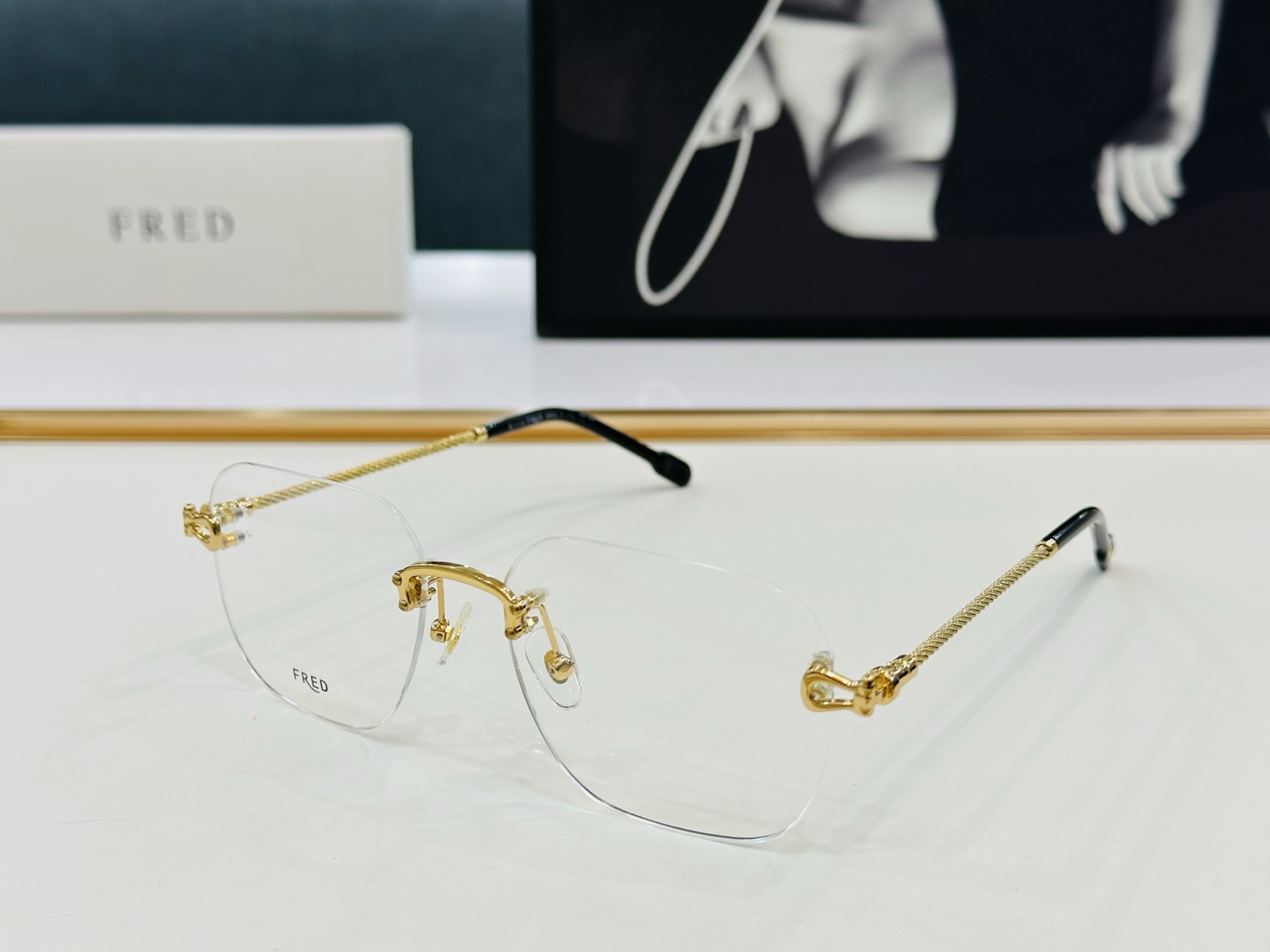 🔺FRED🔻法兰 FG50107  Size：56口16-145    醒目品牌logo🔝🔝C上脸超美 