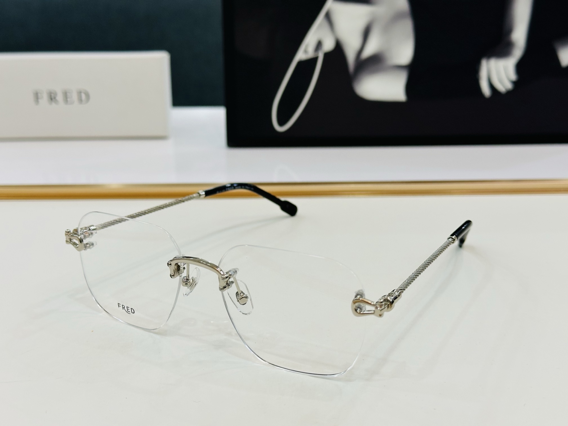 🔺FRED🔻法兰 FG50107  Size：56口16-145    醒目品牌logo🔝🔝C上脸超美 