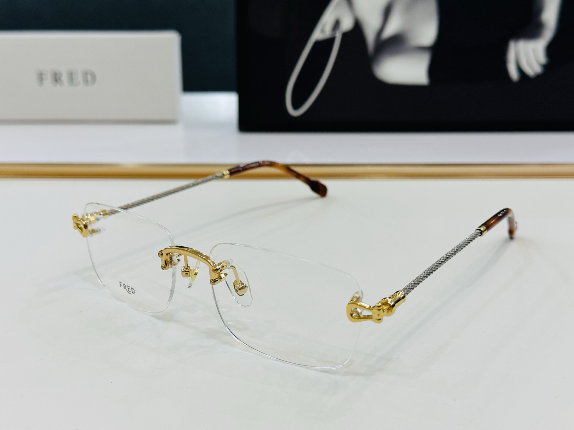 🔺FRED🔻法兰 FG50002U   Size：54口16-145  醒目品牌logo🔝🔝C上脸超美 