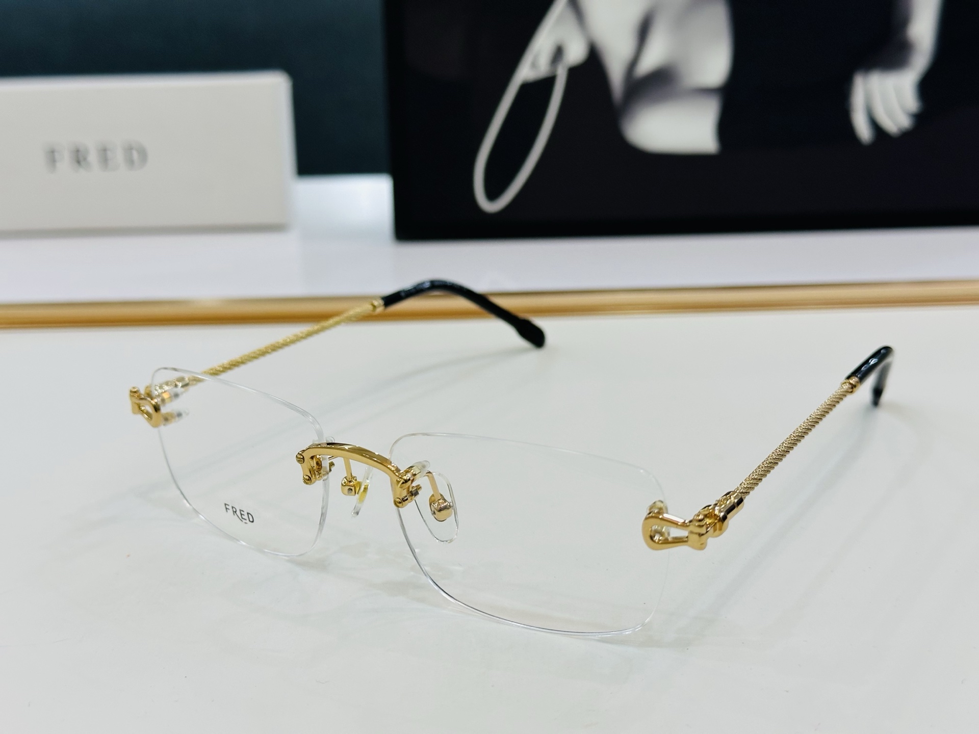 🔺FRED🔻法兰 FG50002U   Size：54口16-145  醒目品牌logo🔝🔝C上脸超美 