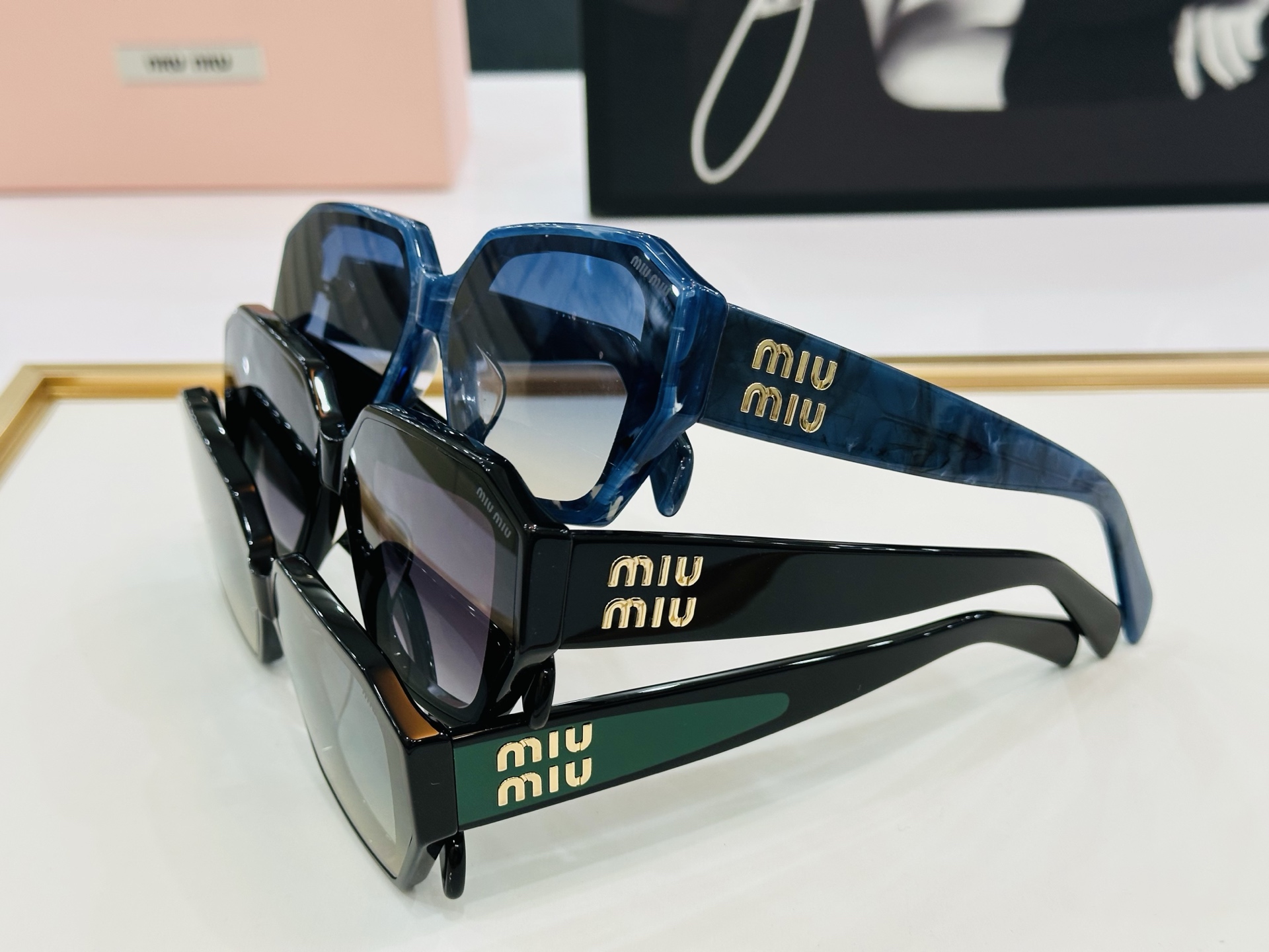 谬家 MU07KS Size：62口16-145 女士太阳眼镜 玫瑰玫瑰 高档 L时尚墨镜潮人强强太阳镜