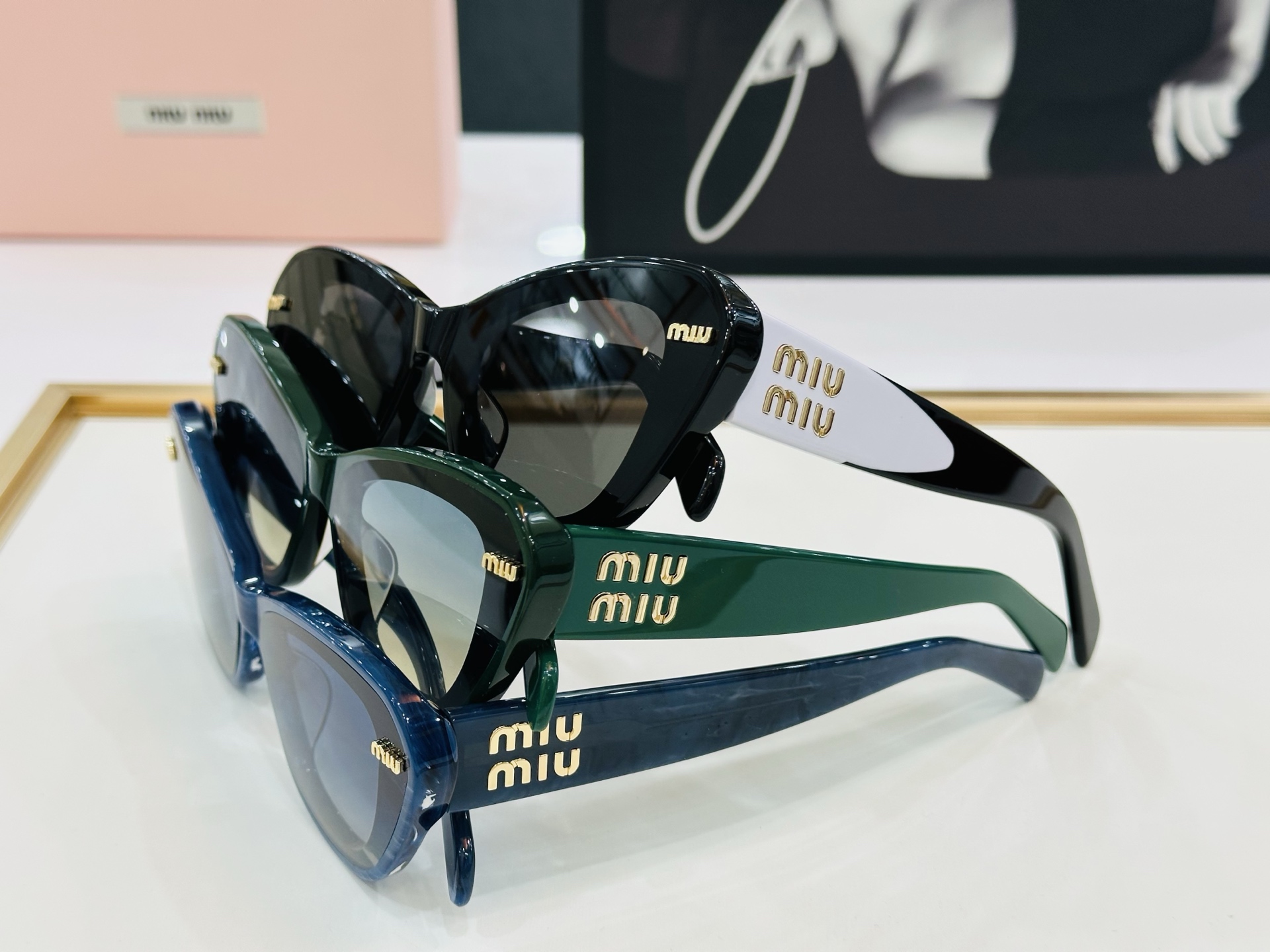 谬家 MU14KS Size：63口15-145 女士太阳眼镜 玫瑰玫瑰 高档 L时尚墨镜潮人强强太阳镜