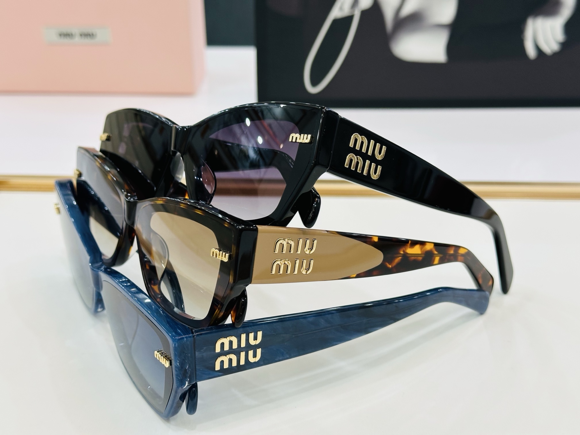 谬家 MU16KS Size：63口14-145 女士太阳眼镜 玫瑰玫瑰 高档 L时尚墨镜潮人强强太阳镜