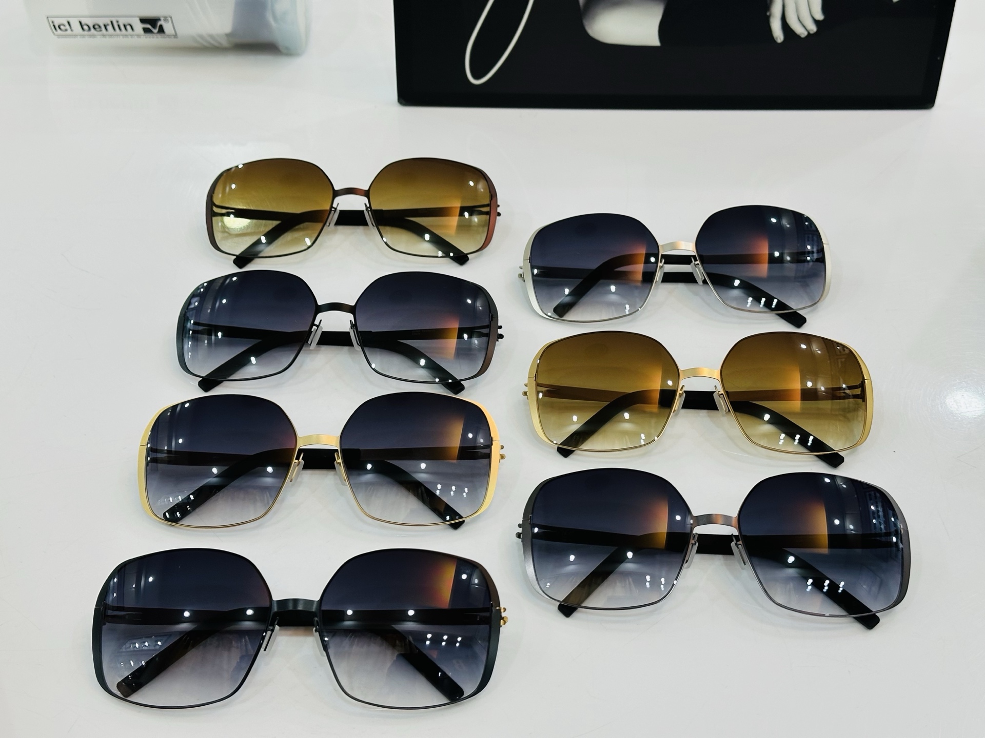 🆕IC系列 ❤️ 【ic! berli*】fashion 德国柏林超轻眼镜 无螺丝 🧨size 60口1
