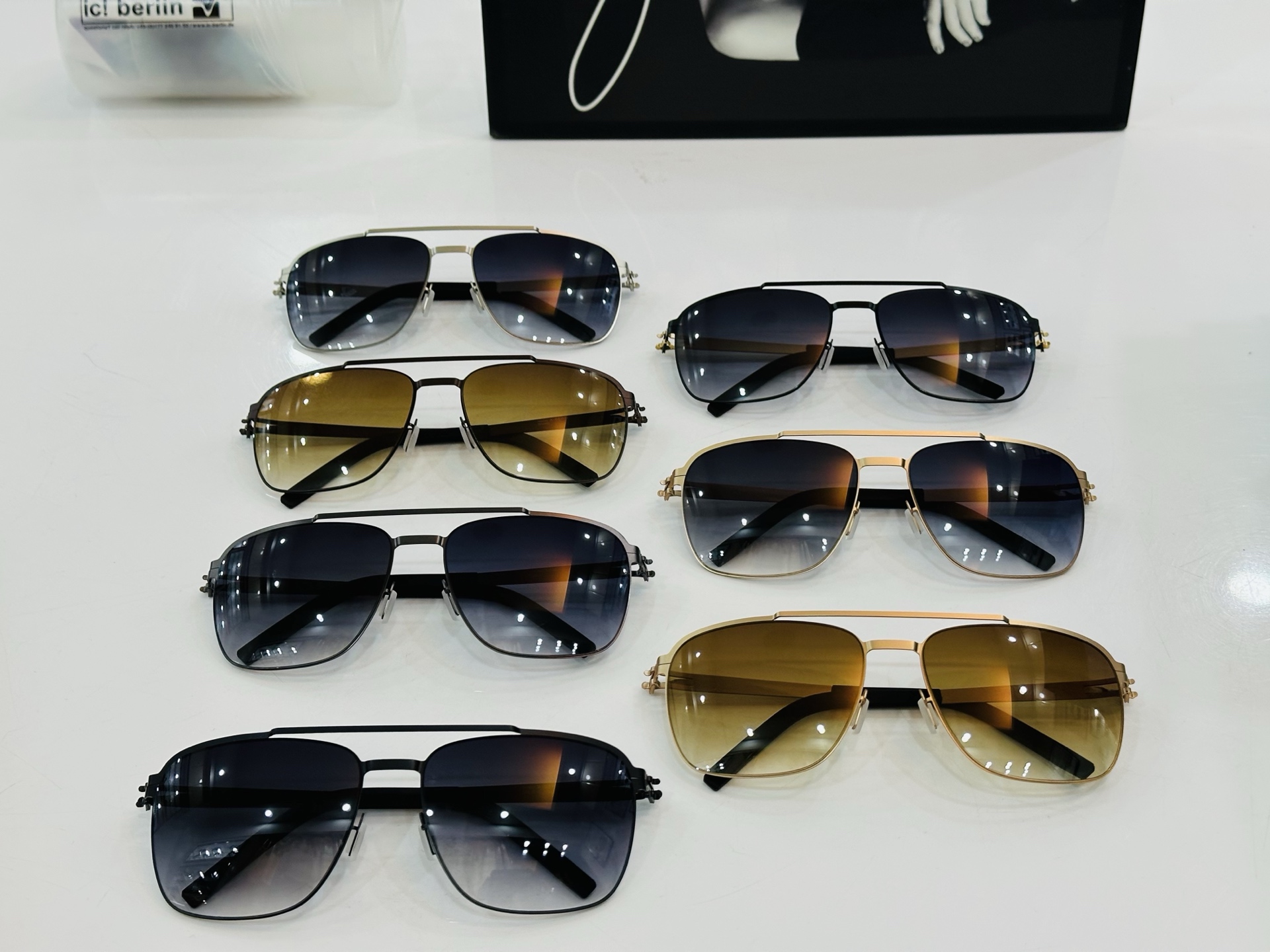 🆕IC系列 ❤️ 【ic! berli*】X-BERG   德国柏林超轻眼镜 无螺丝 🧨size 60口