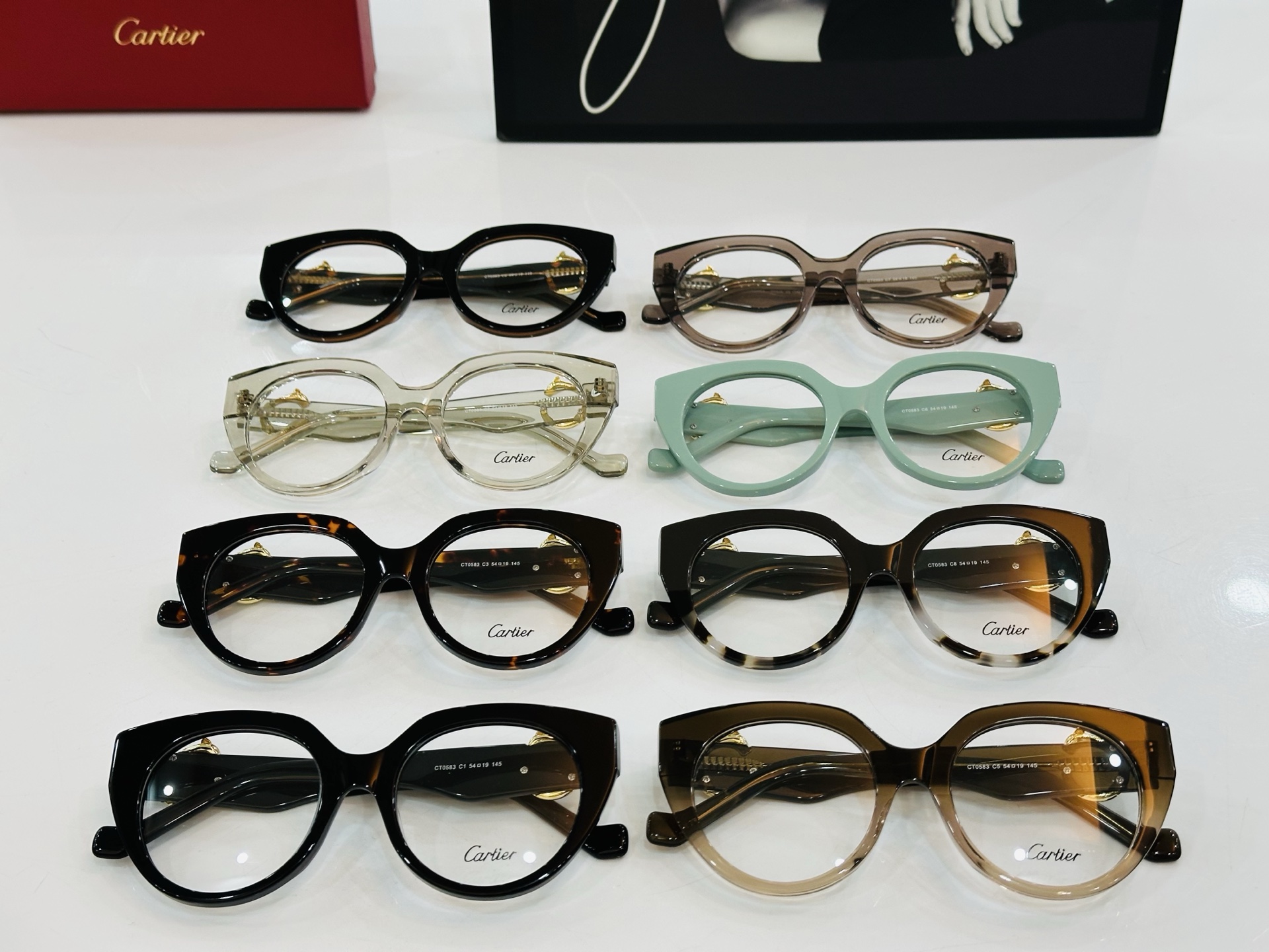 Cartie* 卡家 太阳镜 CT0583  Size：54口19-145 工艺精湛气质十足！Z男女同款