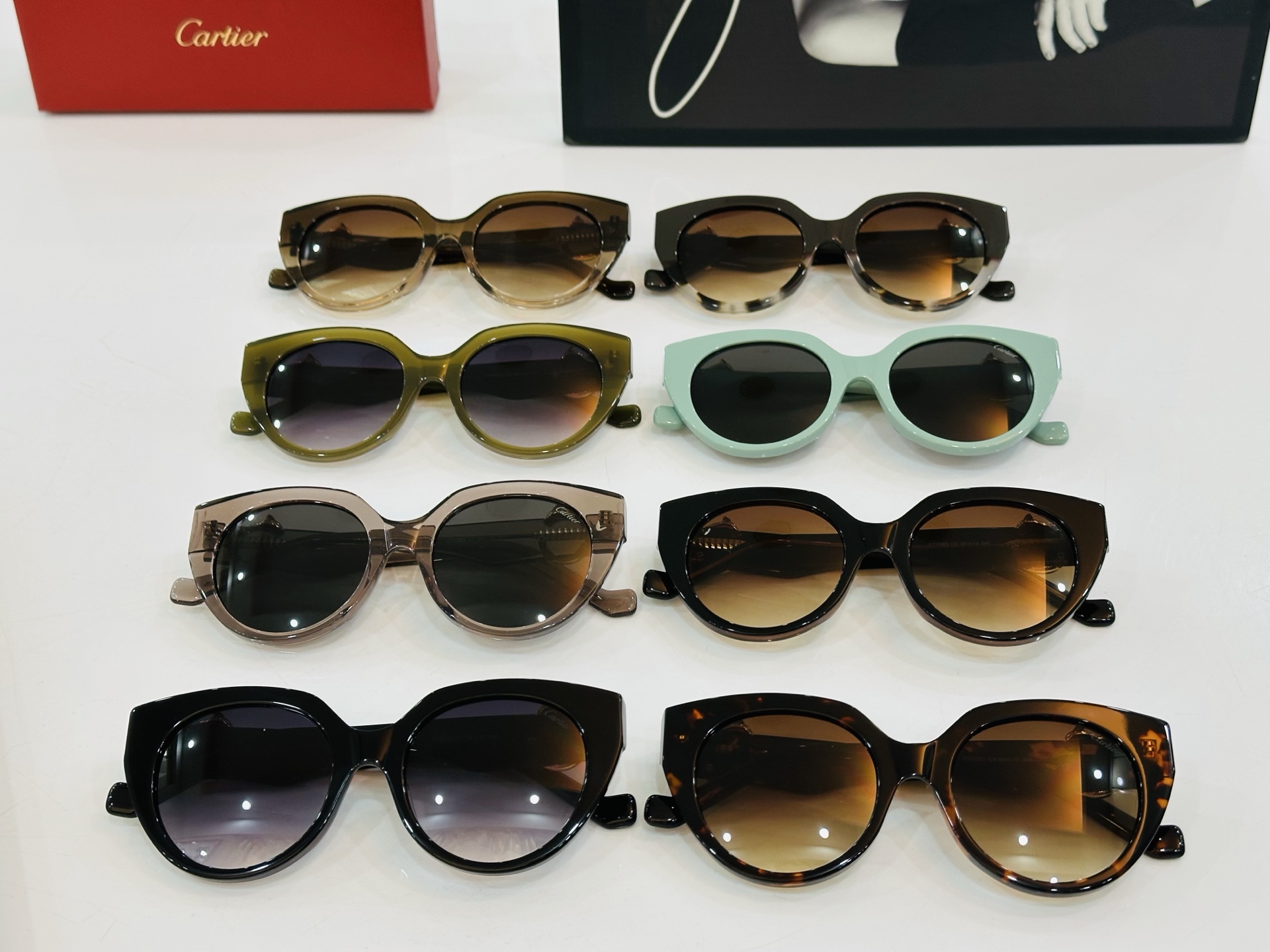 Cartie* 卡家 太阳镜 CT0583  Size：54口19-145 工艺精湛气质十足！Z男女同款