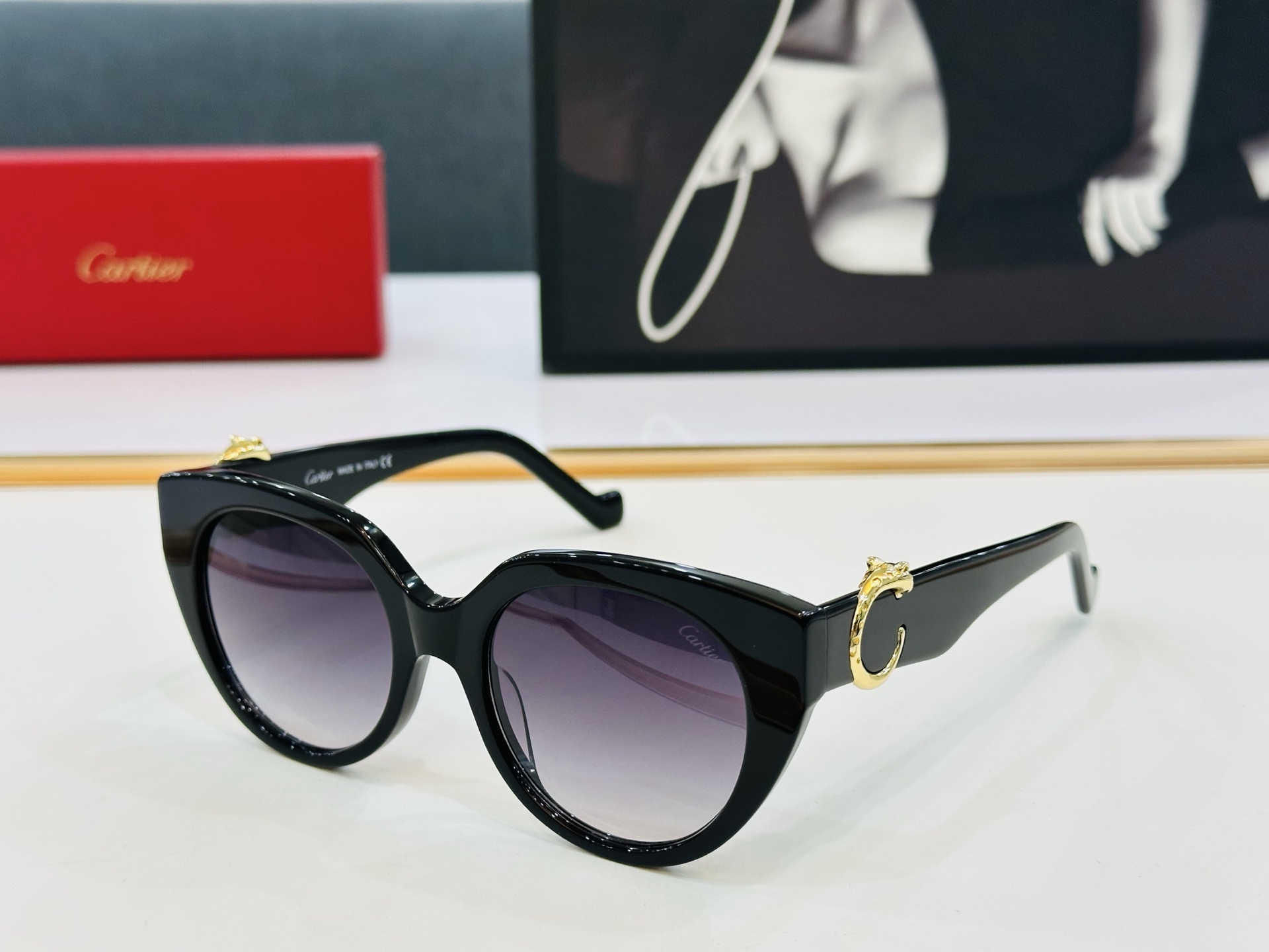 Cartie* 卡家 太阳镜 CT0583  Size：54口19-145 工艺精湛气质十足！Z男女同款
