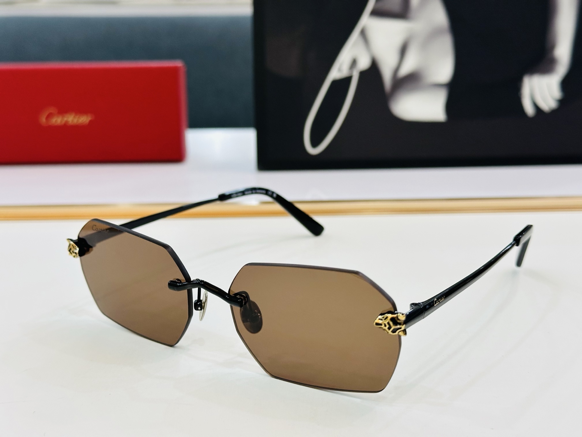 Cartie* 卡家 CT0504S 太阳镜 Size：58口18-145 工艺精湛气质十足！q男女同款