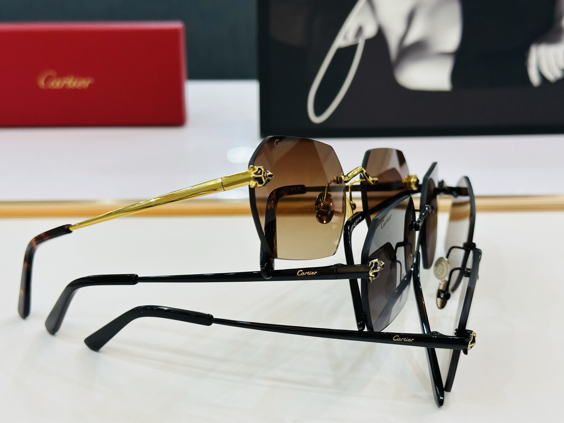 Cartie* 卡家 CT0504S 太阳镜 Size：58口18-145 工艺精湛气质十足！q男女同款
