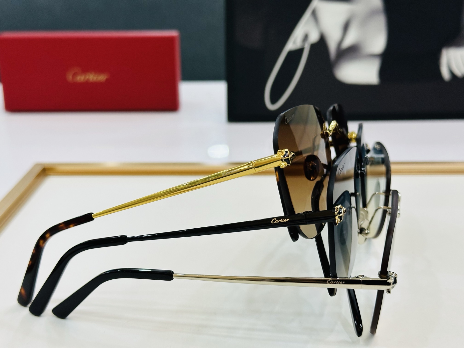 Cartie* 卡家 CT0502S 太阳镜 Size：60口16-145 工艺精湛气质十足！q男女同款