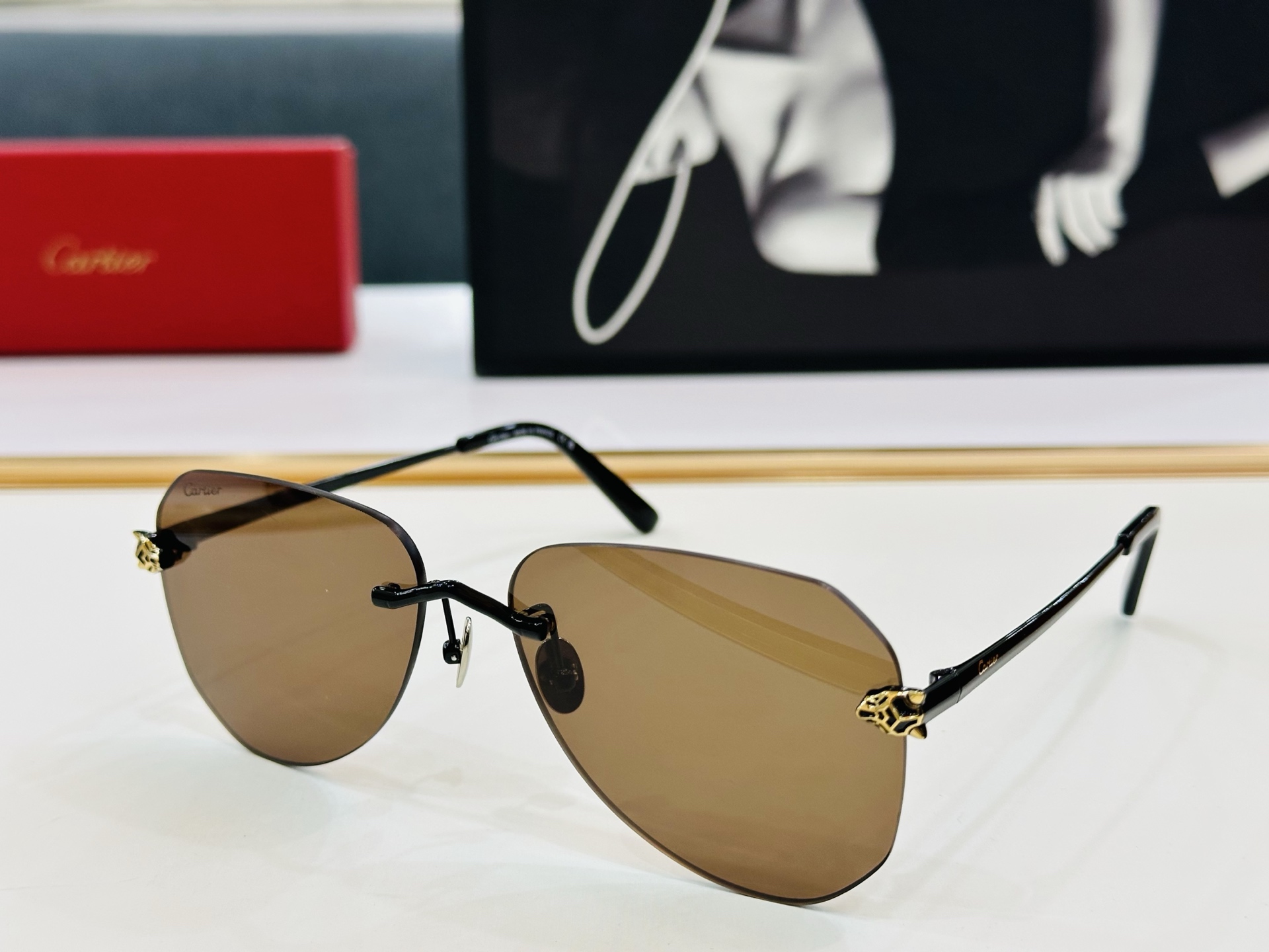 Cartie* 卡家 CT0502S 太阳镜 Size：60口16-145 工艺精湛气质十足！q男女同款