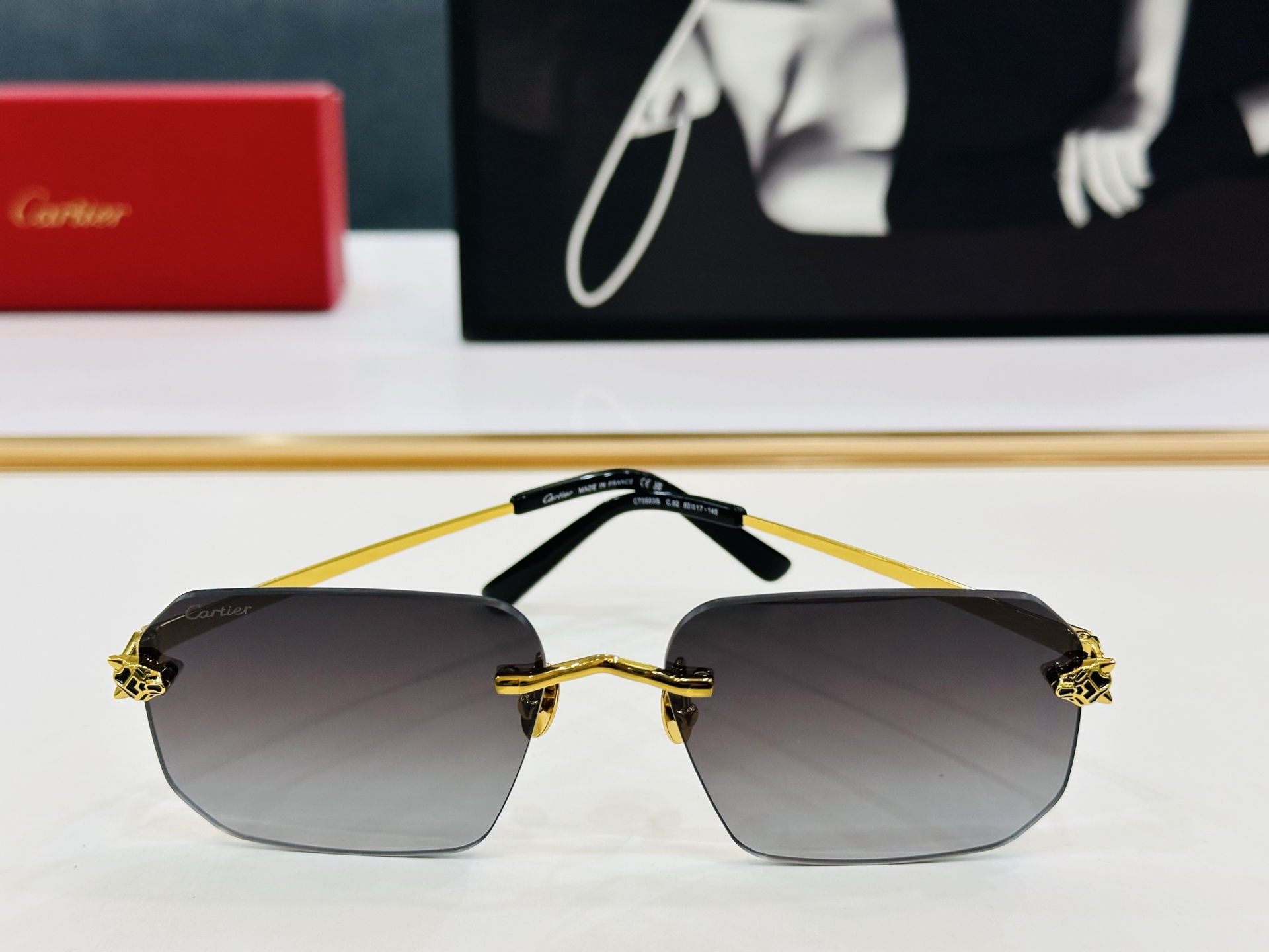 Cartie* 卡家 CT0503S 太阳镜 Size：60口17-145 工艺精湛气质十足！q男女同款