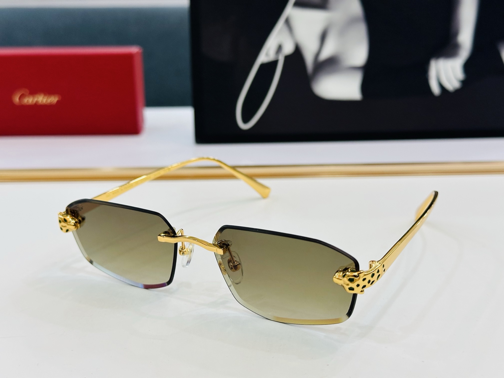 🆕 原版Cartie* 卡家 官网经典款 太阳镜 CT0583S Size：58口17-143 电镀工艺