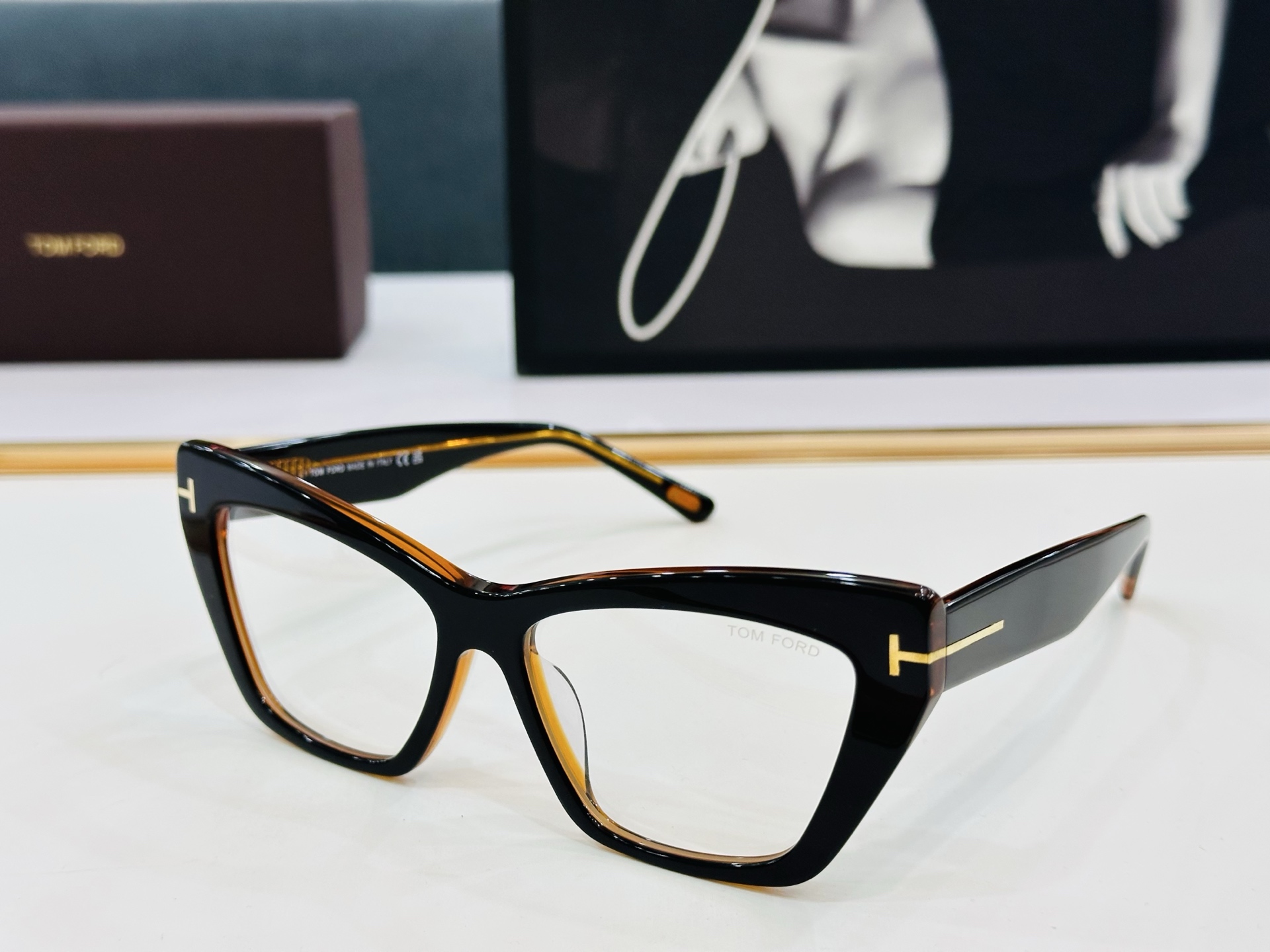 🔺TOM FOR*🔻 汤姆家 官网新款 FT6026  Size：56口16-140  经典时尚 🔝🔝C