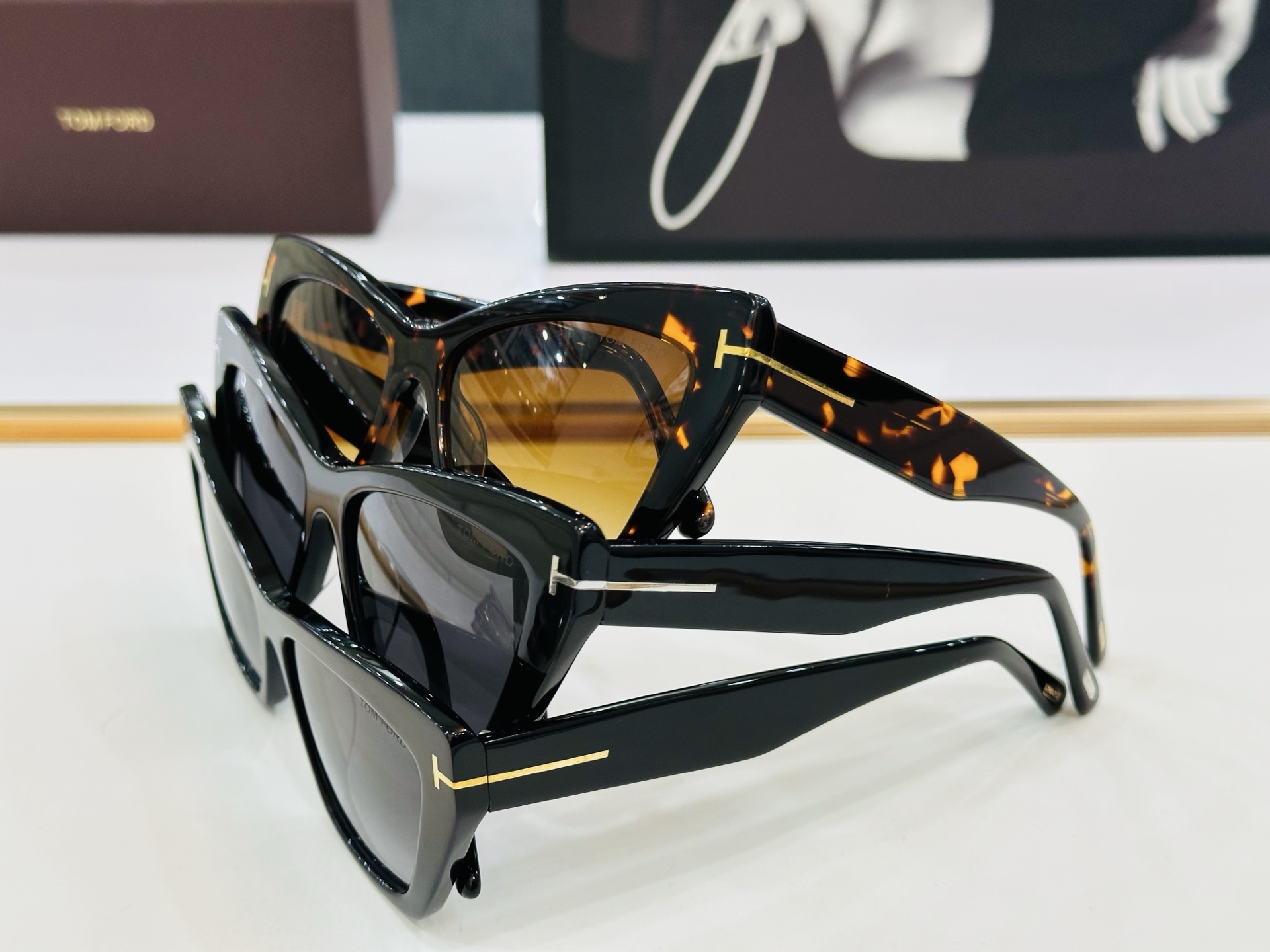 🔺TOM FOR*🔻 汤姆家 官网新款 FT6026  Size：56口16-140  经典时尚 🔝🔝C
