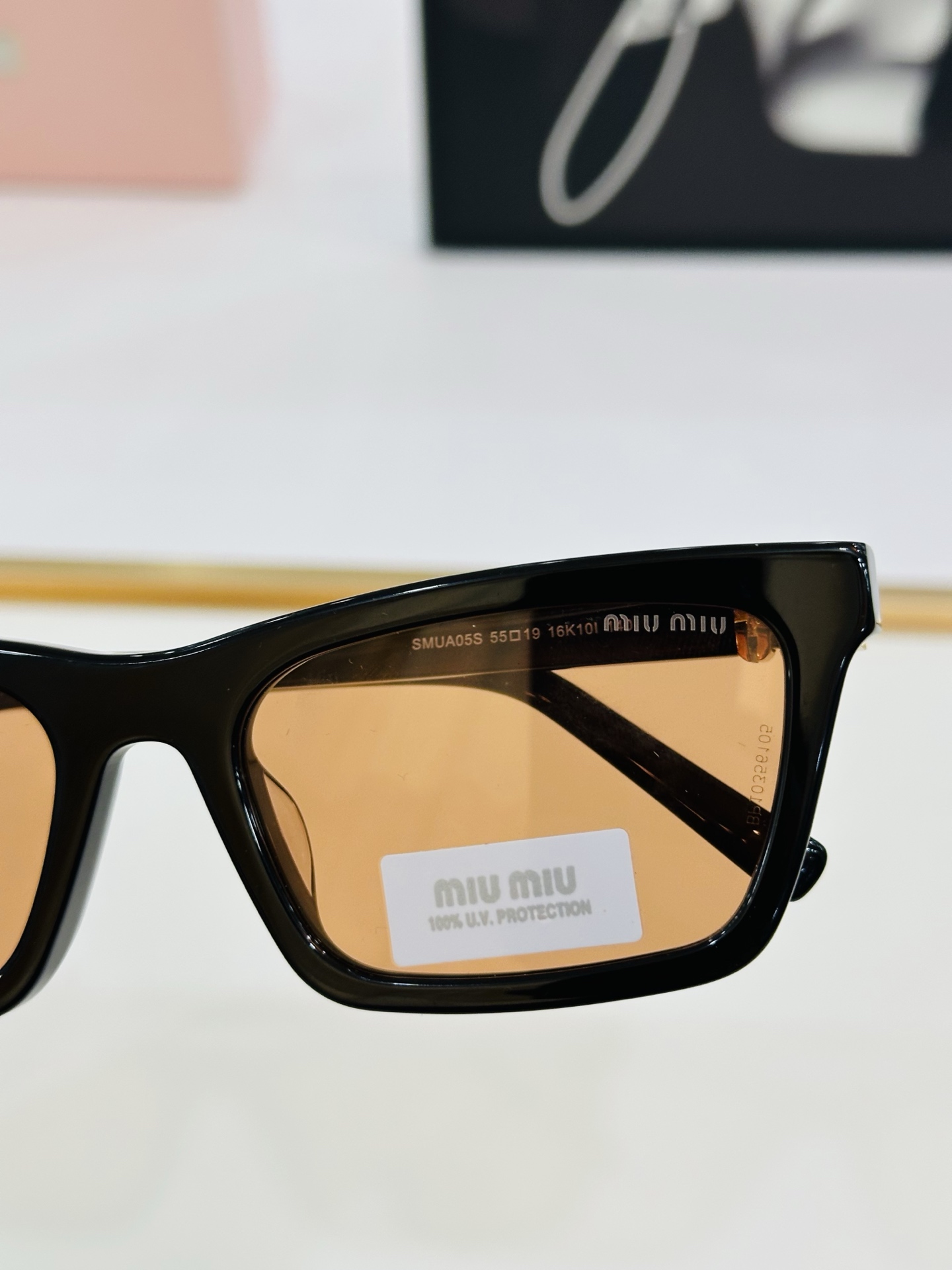 谬家 SMUA05S Size：55口19-140 女士太阳眼镜 玫瑰玫瑰 高档 B时尚墨镜潮人强强太阳