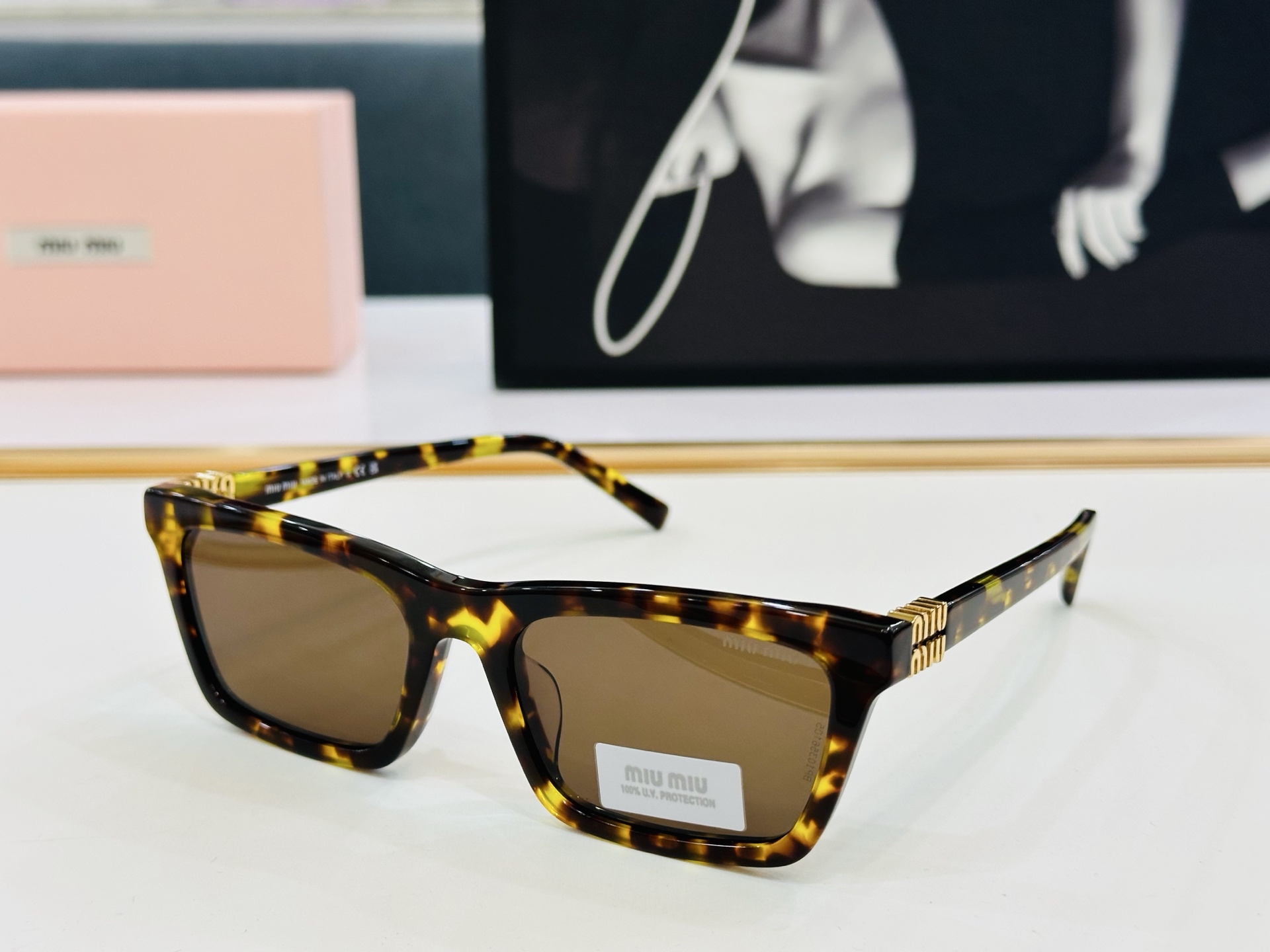 谬家 SMUA05S Size：55口19-140 女士太阳眼镜 玫瑰玫瑰 高档 B时尚墨镜潮人强强太阳