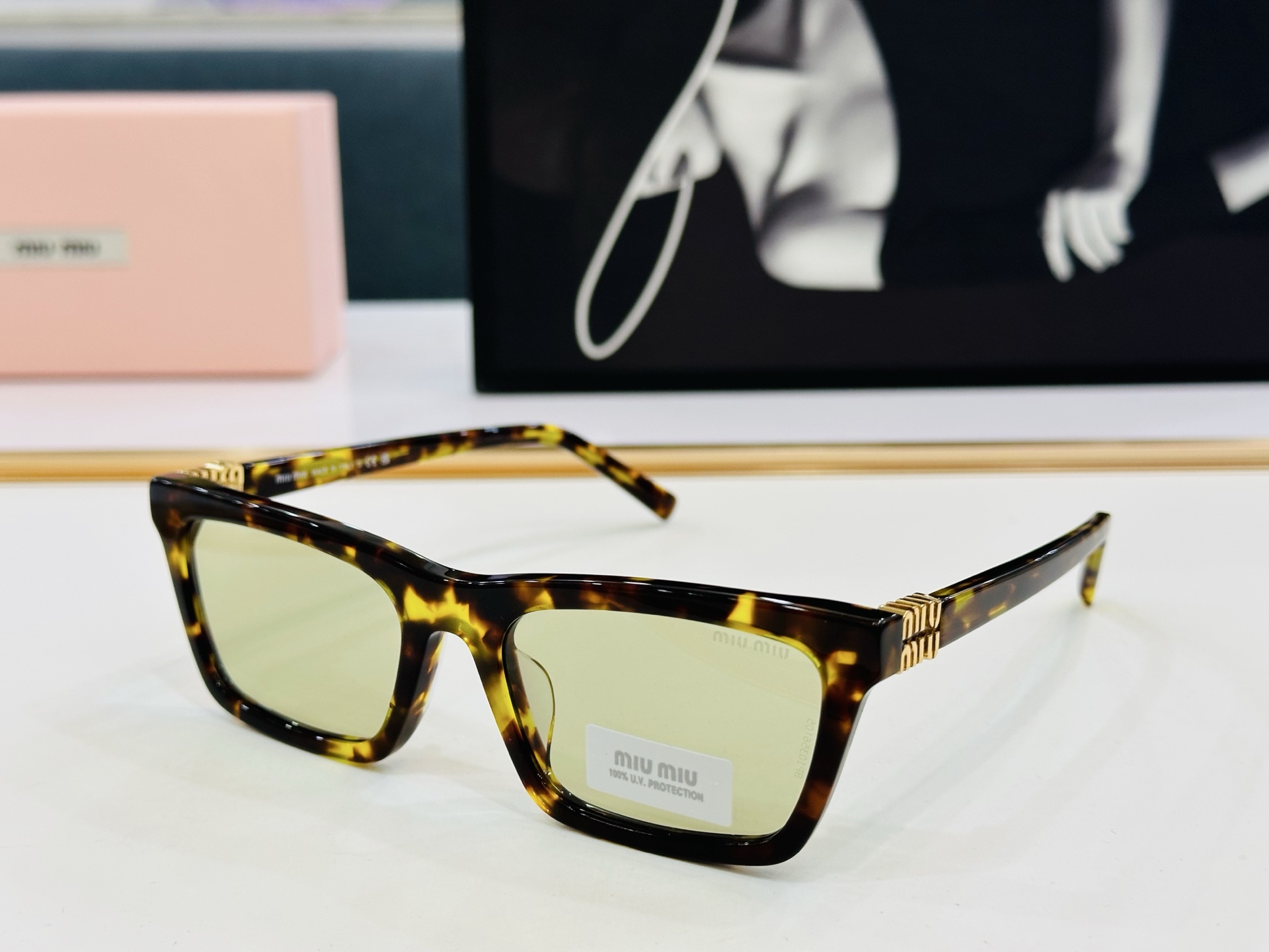 谬家 SMUA05S Size：55口19-140 女士太阳眼镜 玫瑰玫瑰 高档 B时尚墨镜潮人强强太阳