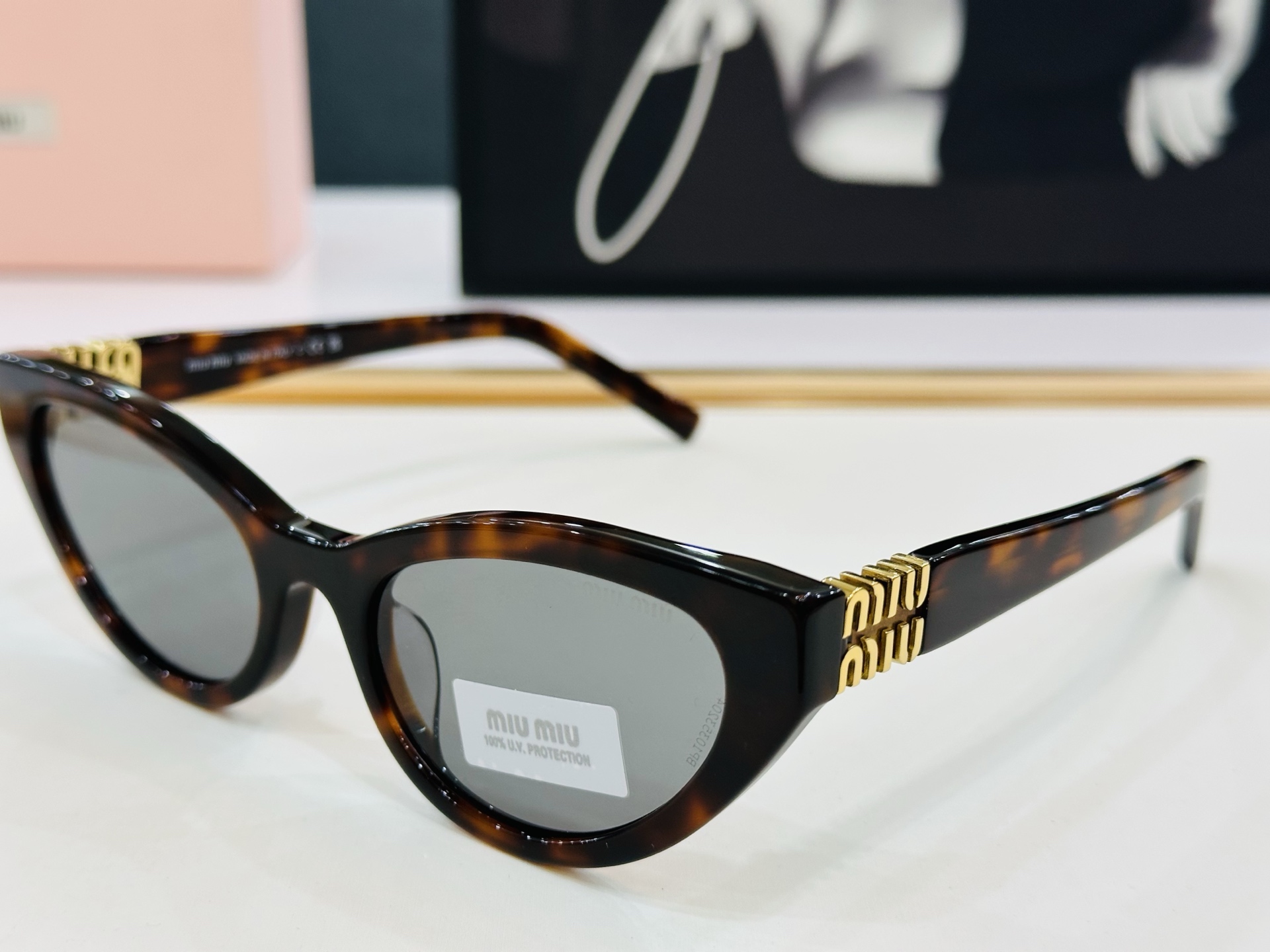 谬家 SMUA04S Size：54口20-140 女士太阳眼镜 玫瑰玫瑰 高档 B时尚墨镜潮人强强太阳