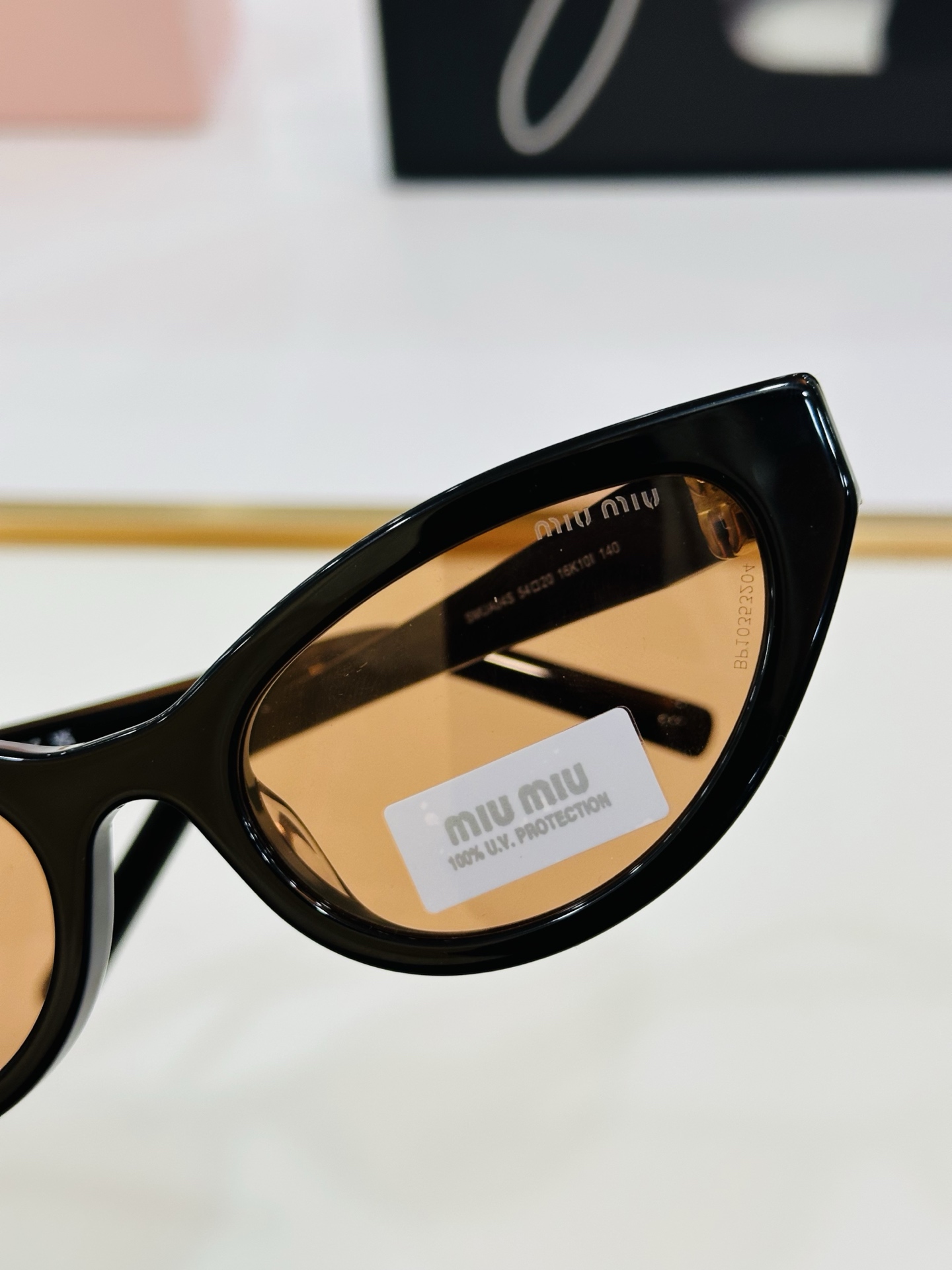 谬家 SMUA04S Size：54口20-140 女士太阳眼镜 玫瑰玫瑰 高档 B时尚墨镜潮人强强太阳