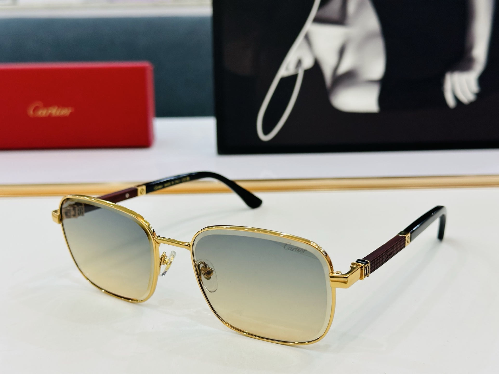 Cartie* 卡家 CT0491S 太阳镜 Size：59口19-145 工艺精湛气质十足！q男女同款