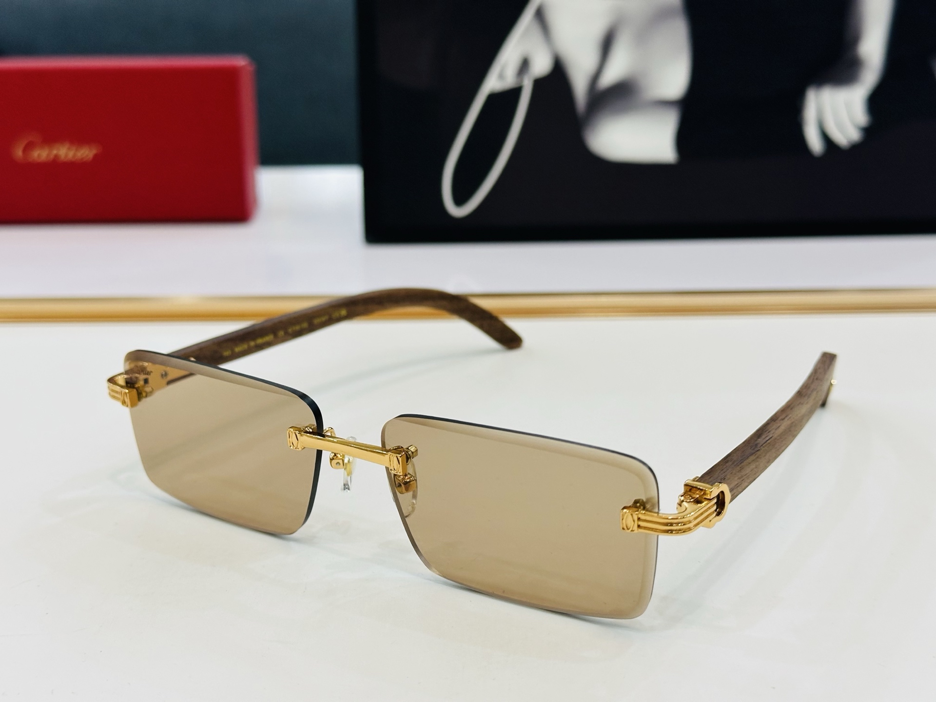 🆕 原版Cartie* 卡家 官网经典款 太阳镜 CT0619S Size：59口17-143   电镀