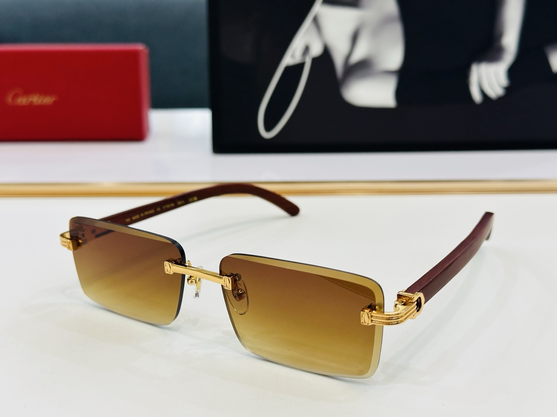 🆕 原版Cartie* 卡家 官网经典款 太阳镜 CT0619S Size：59口17-143   电镀