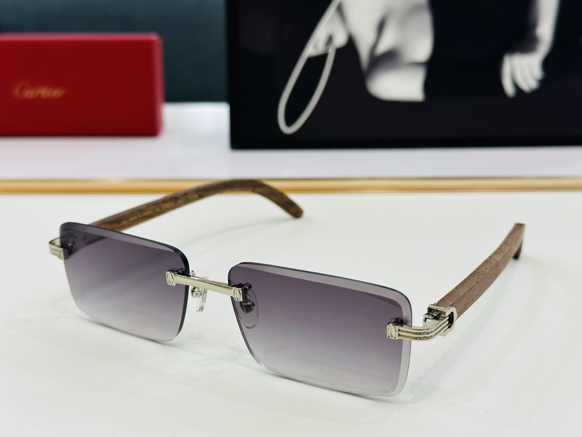 🆕 原版Cartie* 卡家 官网经典款 太阳镜 CT0619S Size：59口17-143   电镀