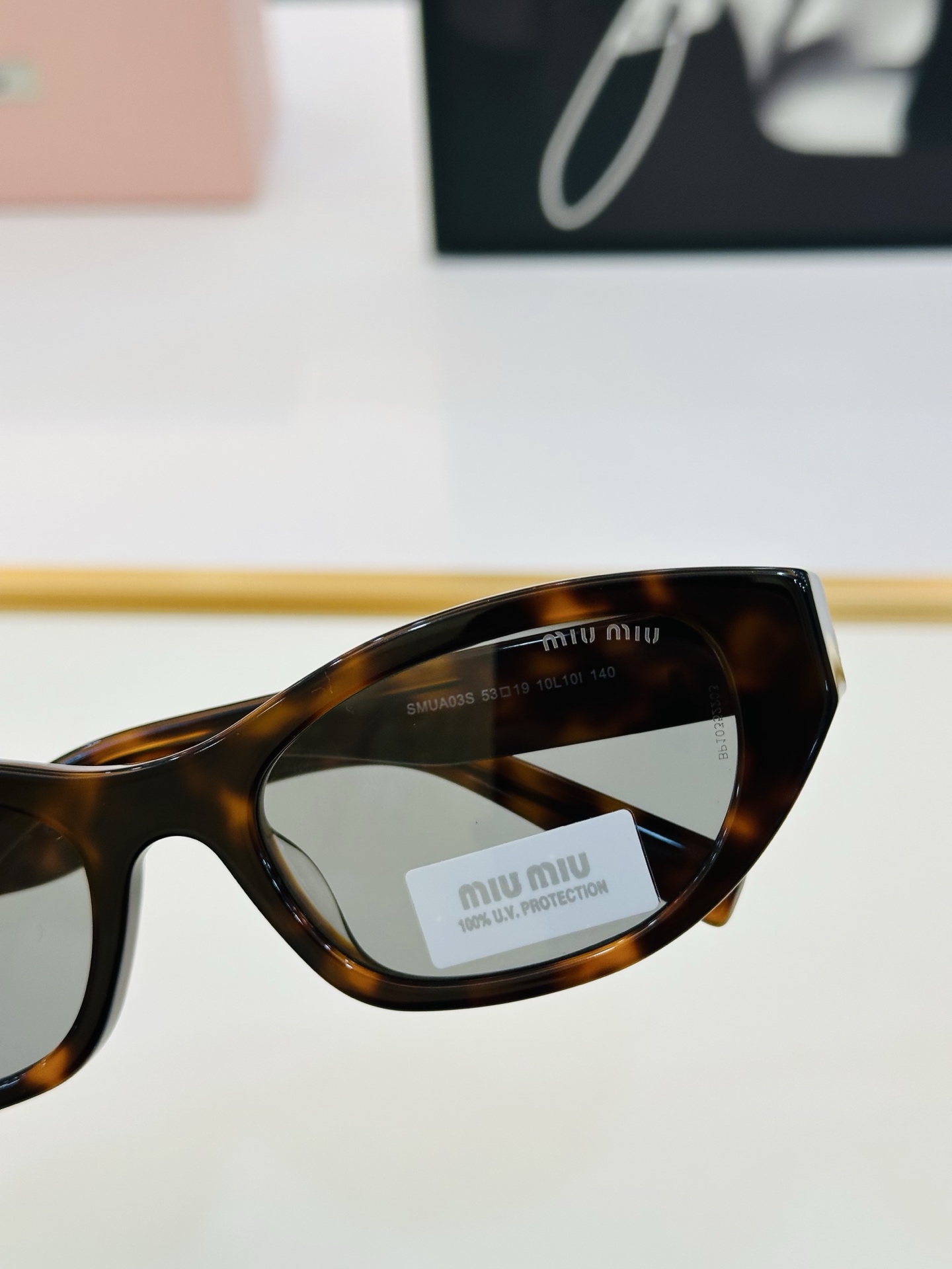 谬家 SMUA03 Size：53口19-140 女士太阳眼镜 玫瑰玫瑰 高档 B时尚墨镜潮人强强太阳镜