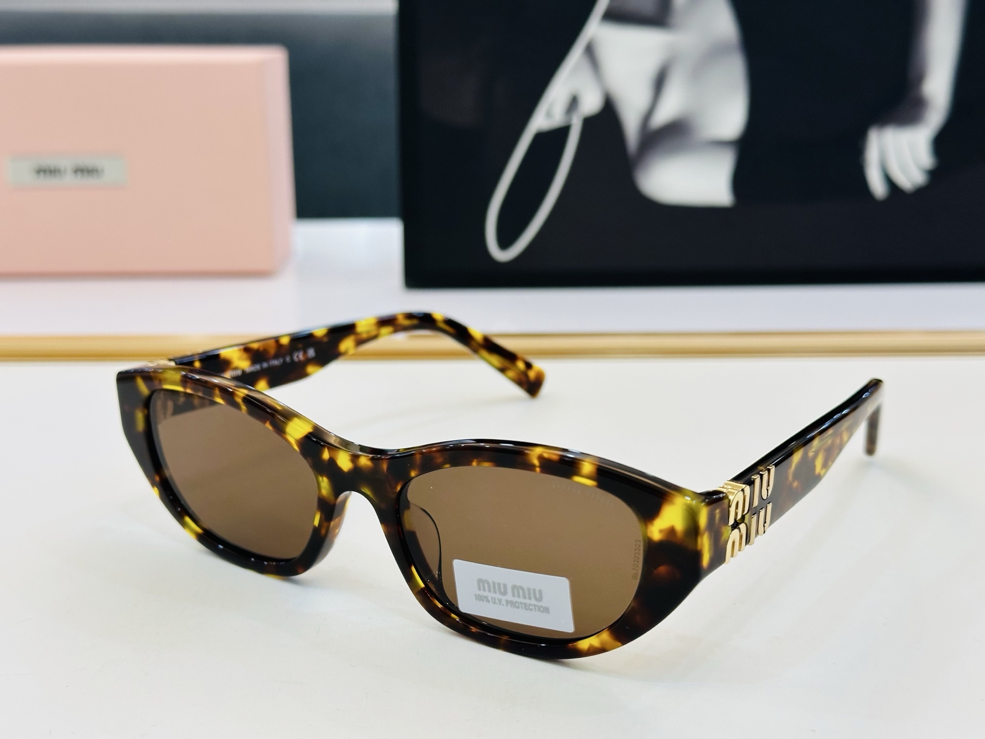 谬家 SMUA03 Size：53口19-140 女士太阳眼镜 玫瑰玫瑰 高档 B时尚墨镜潮人强强太阳镜