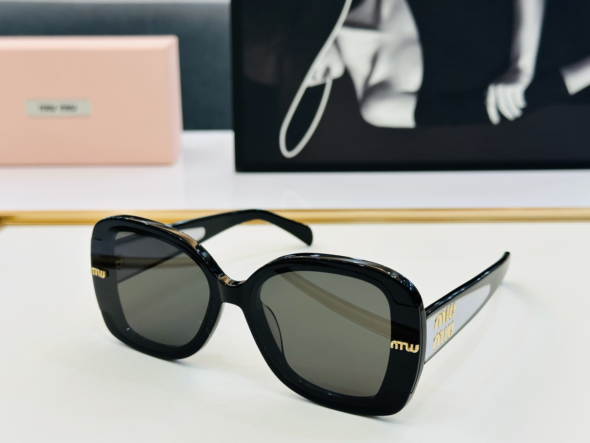 谬家 MU06KS Size：64口17-145 女士太阳眼镜 玫瑰玫瑰 高档 L时尚墨镜潮人强强太阳镜