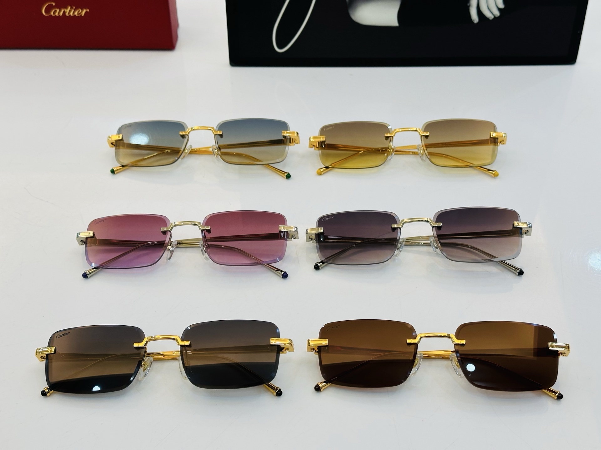 🆕 原版Cartie* 卡家 官网经典款 太阳镜 CT0610S Size：57口18-145 电镀工艺