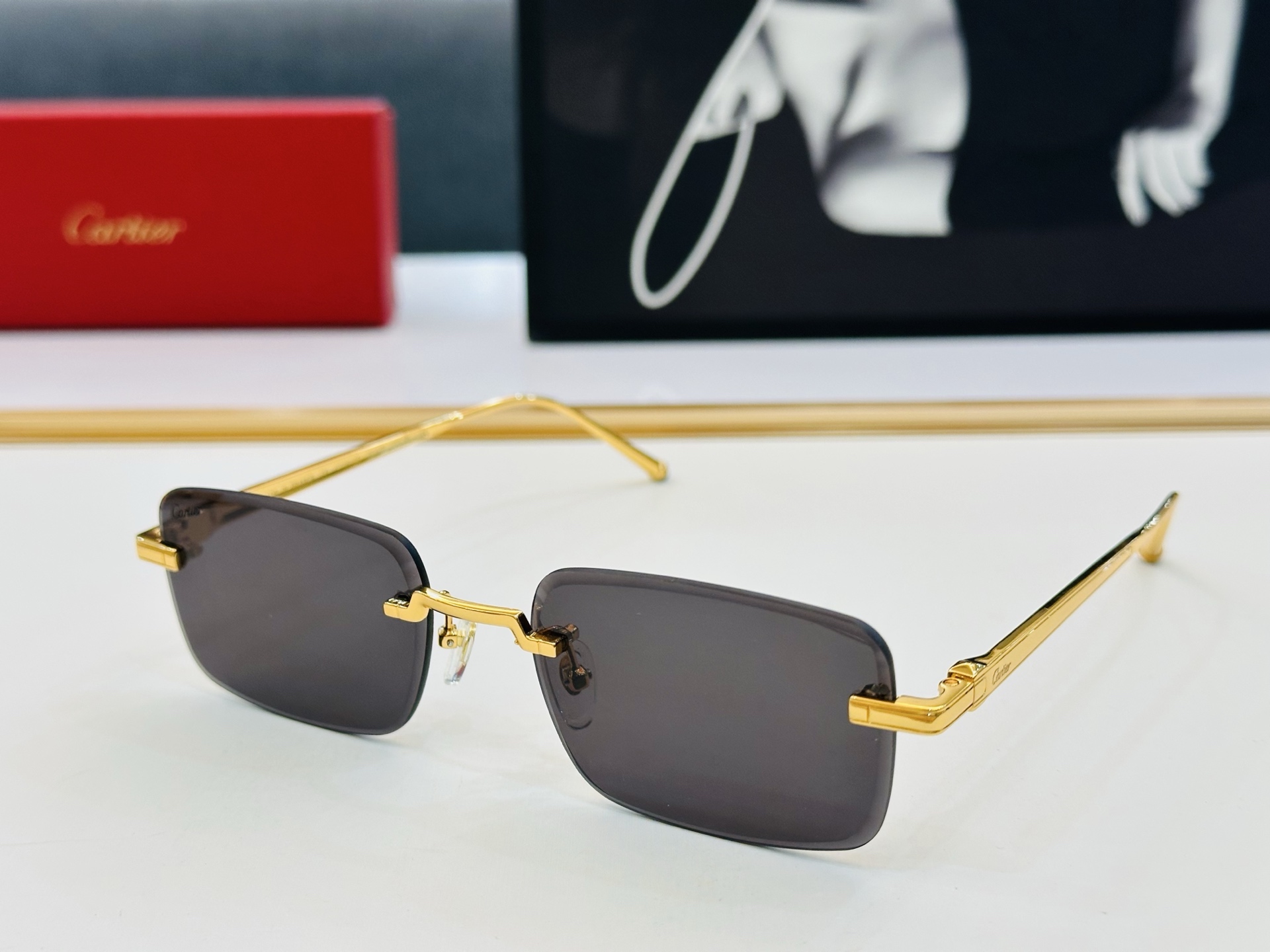 🆕 原版Cartie* 卡家 官网经典款 太阳镜 CT0610S Size：57口18-145 电镀工艺